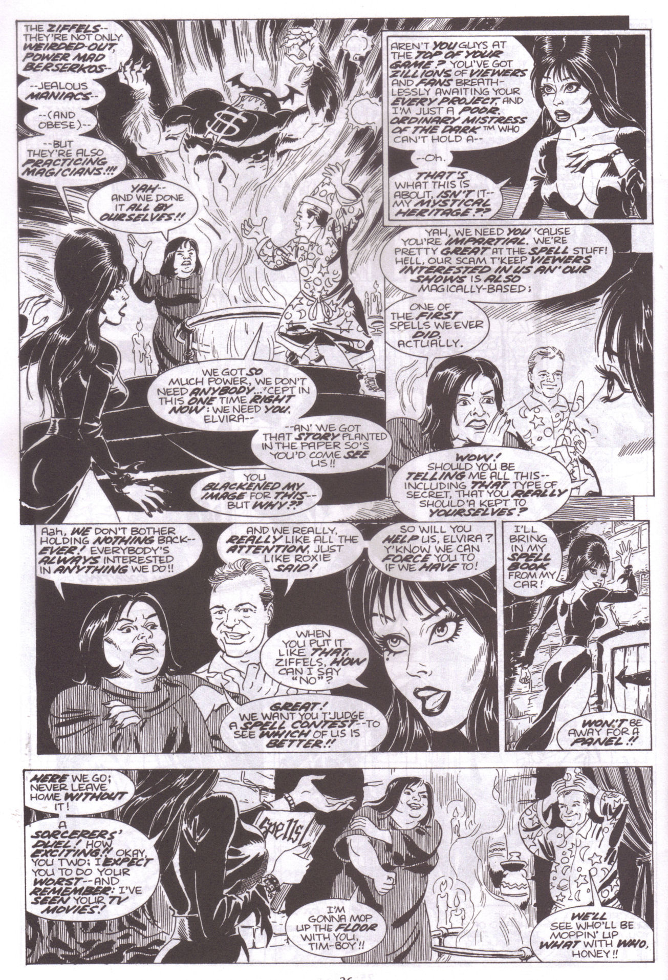Read online Elvira, Mistress of the Dark comic -  Issue #38 - 26
