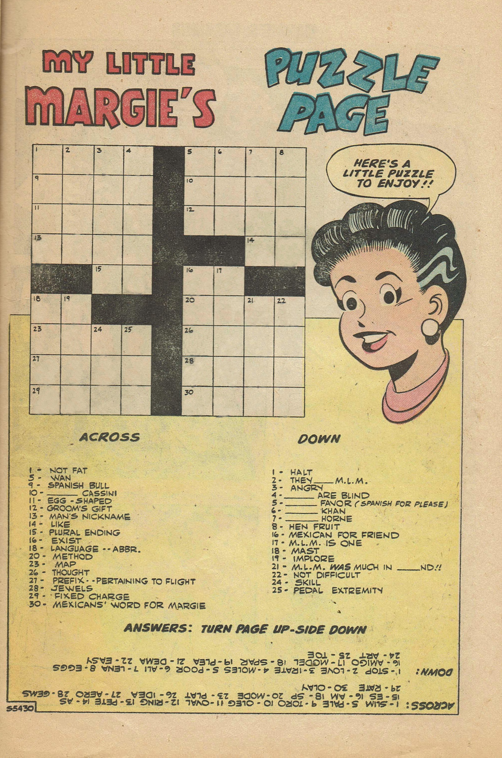 Read online My Little Margie's Fashions comic -  Issue #3 - 23
