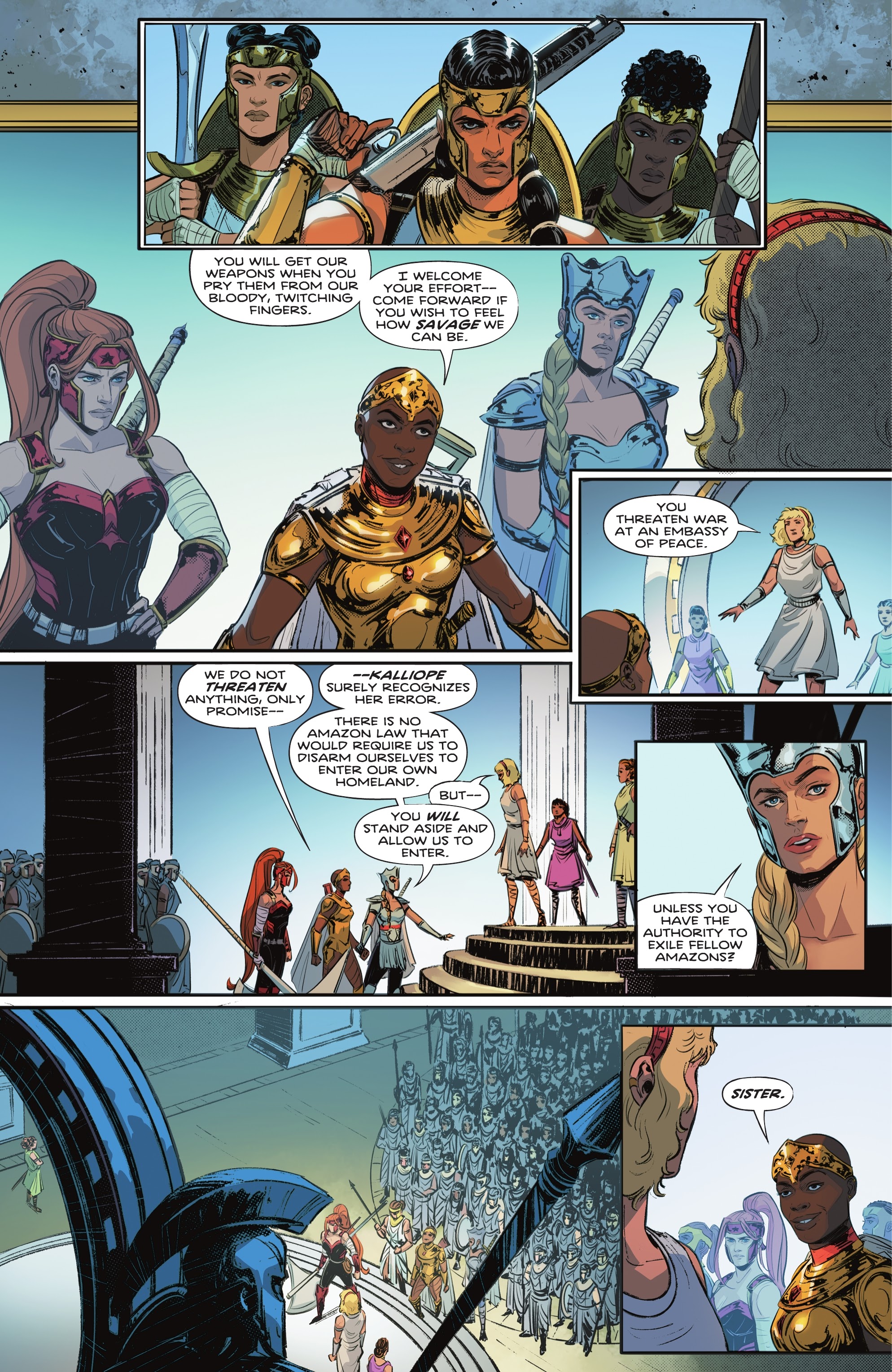 Read online Trial of the Amazons comic -  Issue #1 - 8