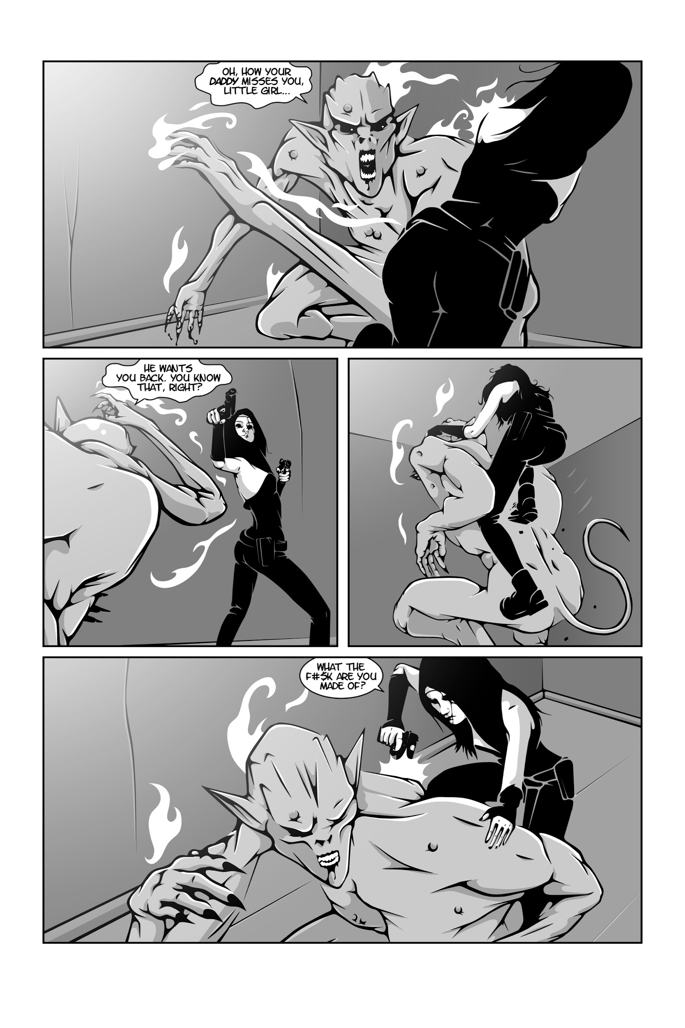 Read online Hollow Girl Vs. Demons comic -  Issue #1 - 22