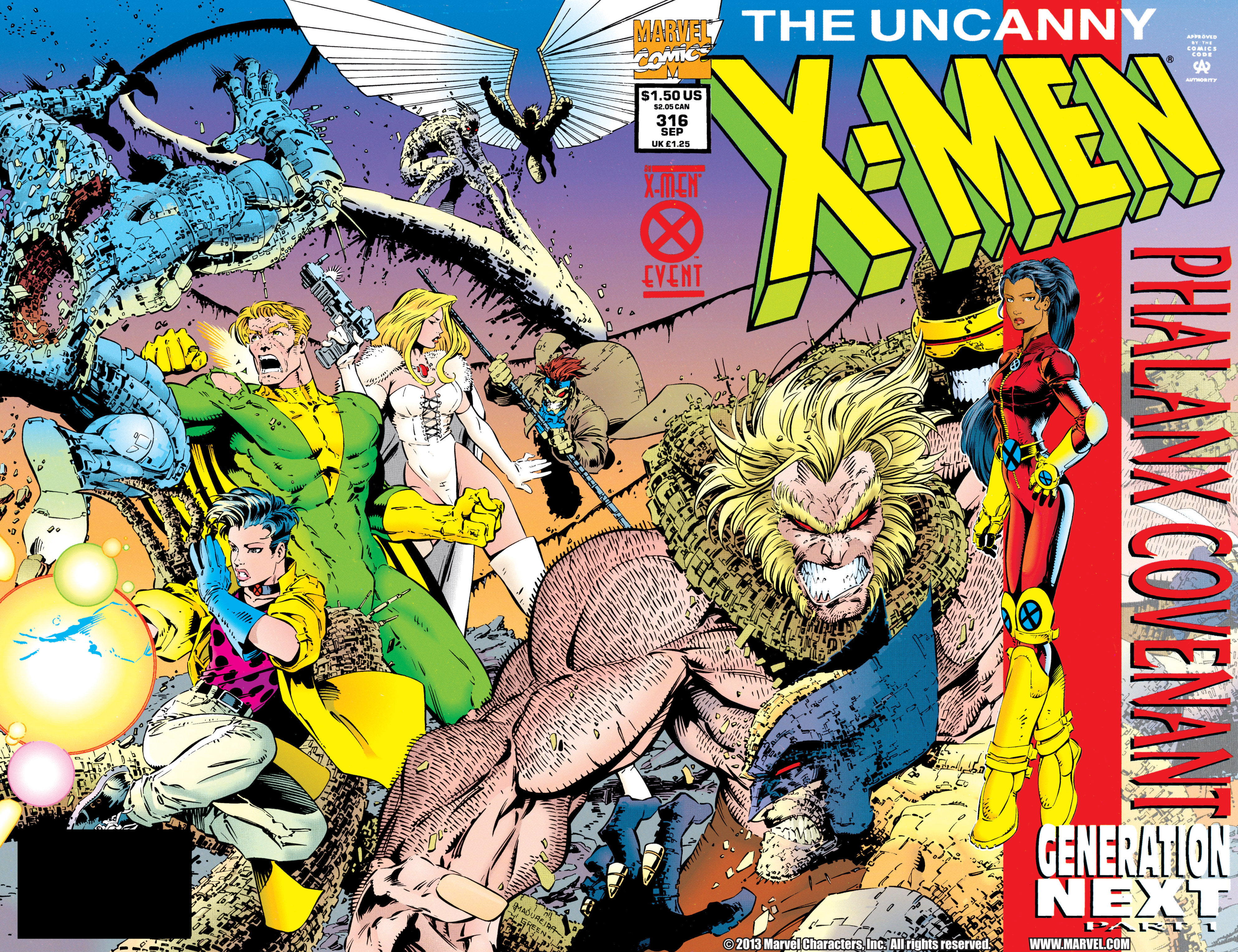 Read online Uncanny X-Men (1963) comic -  Issue #316 - 2