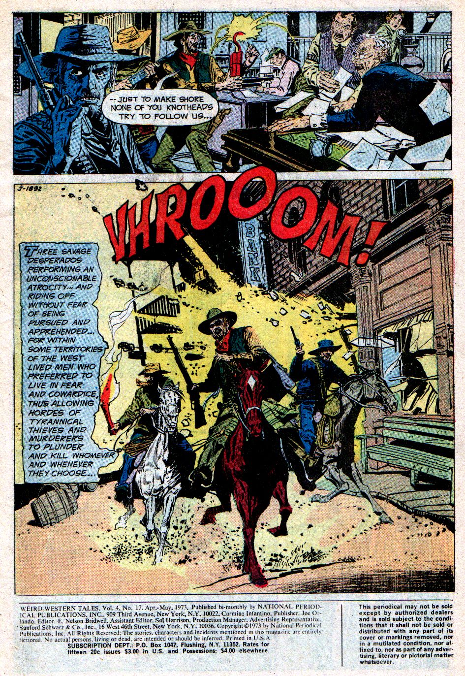 Read online Weird Western Tales (1972) comic -  Issue #17 - 3