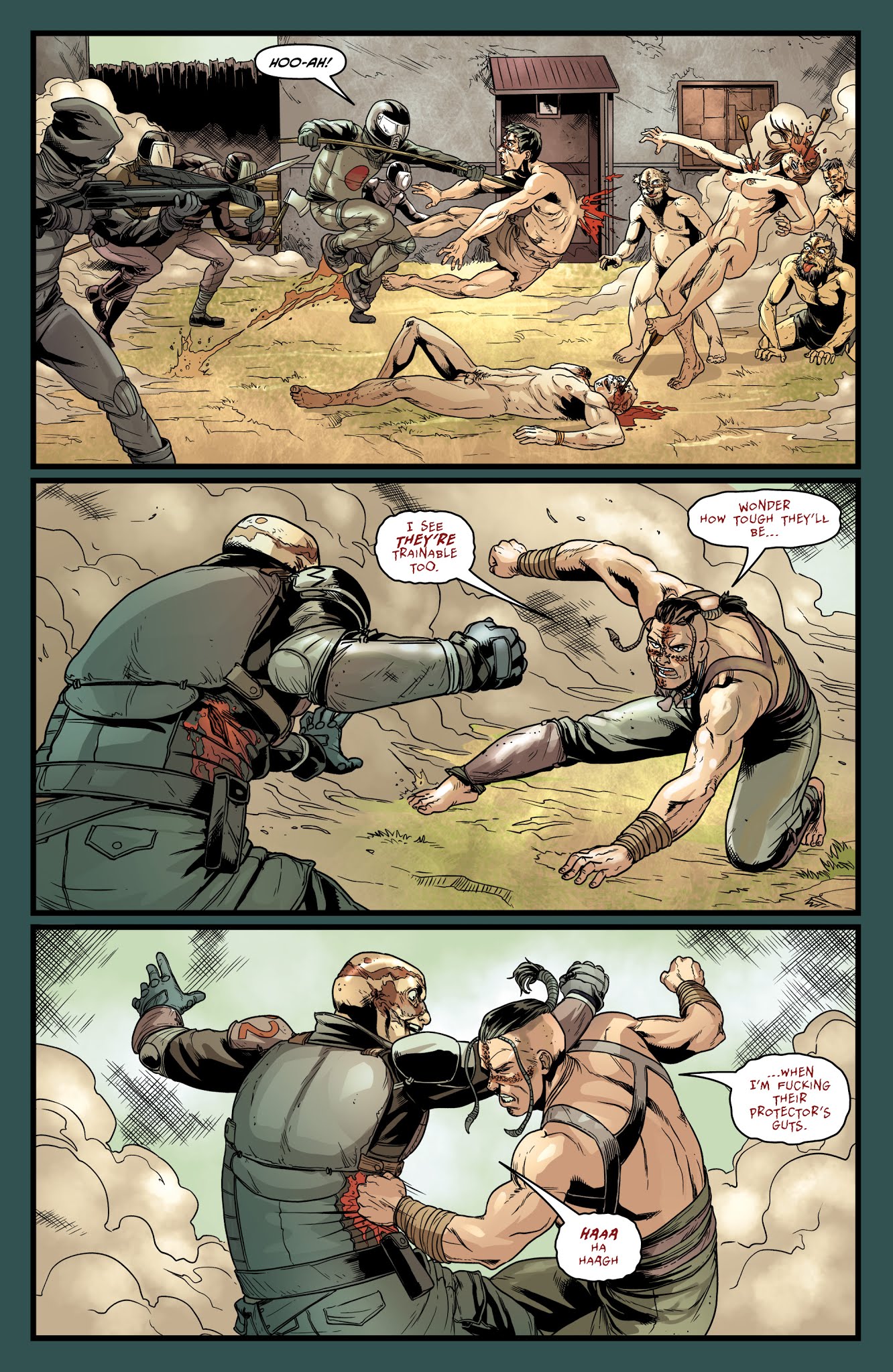 Read online Crossed Plus One Hundred: Mimic comic -  Issue #4 - 21