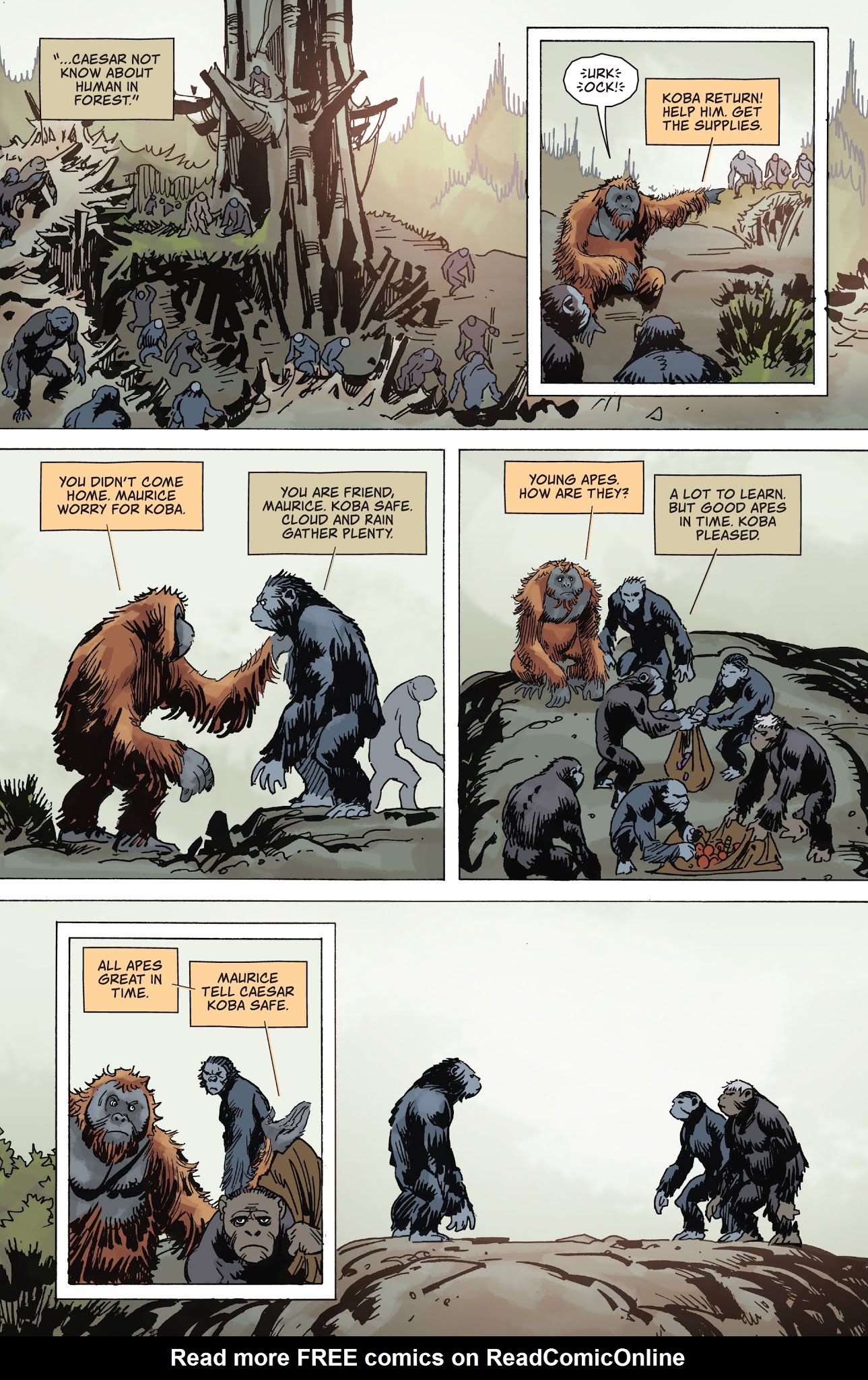 Read online Planet of the Apes: The Simian Age comic -  Issue # Full - 32