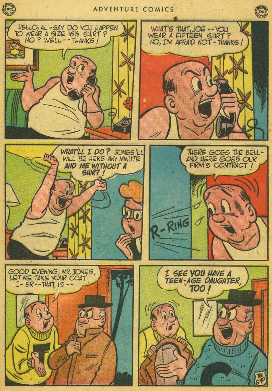 Read online Adventure Comics (1938) comic -  Issue #164 - 36