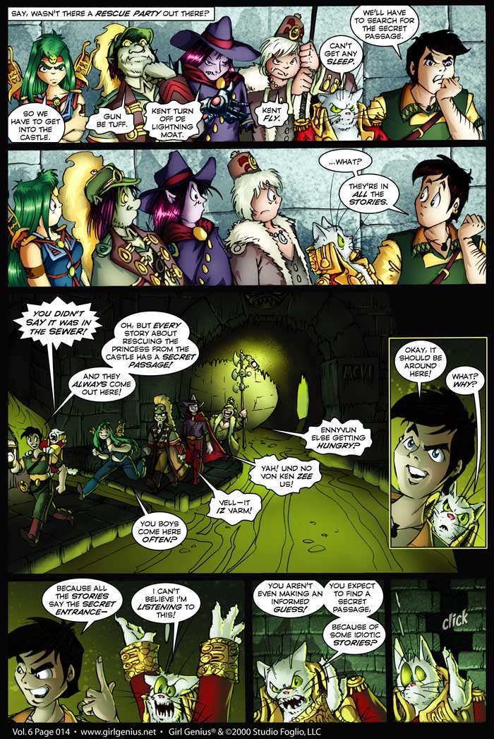 Read online Girl Genius (2002) comic -  Issue #6 - 14