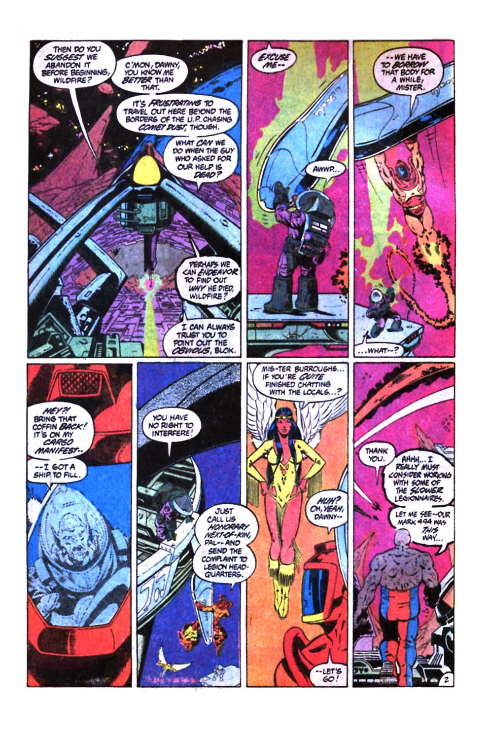 Legion of Super-Heroes (1980) 298 Page 2