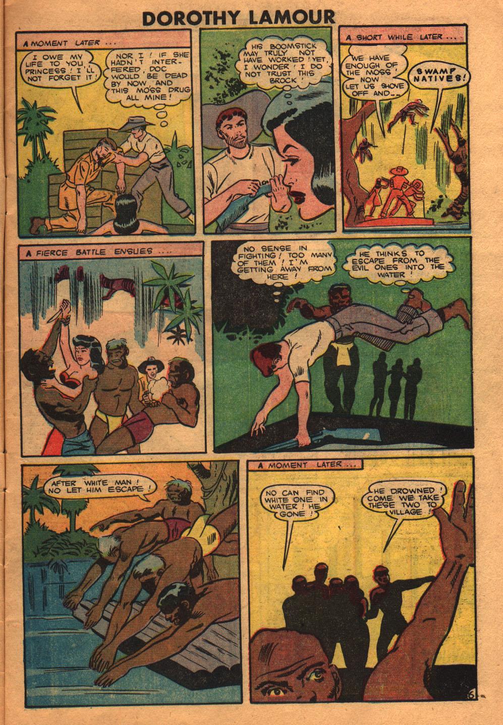Read online Dorothy Lamour Jungle Princess comic -  Issue #2 - 7