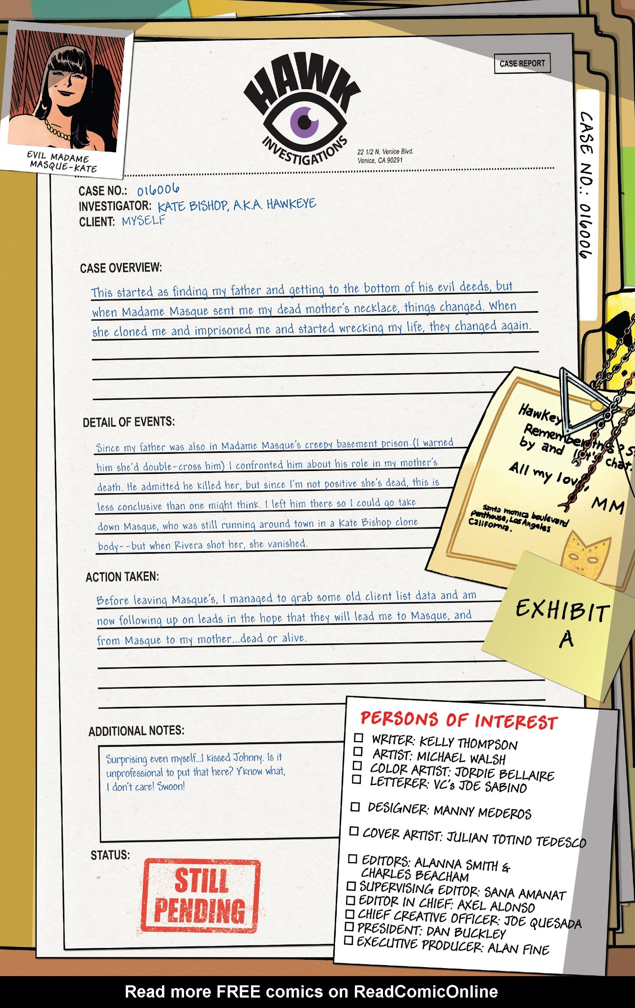 Read online Hawkeye (2016) comic -  Issue #12 - 2