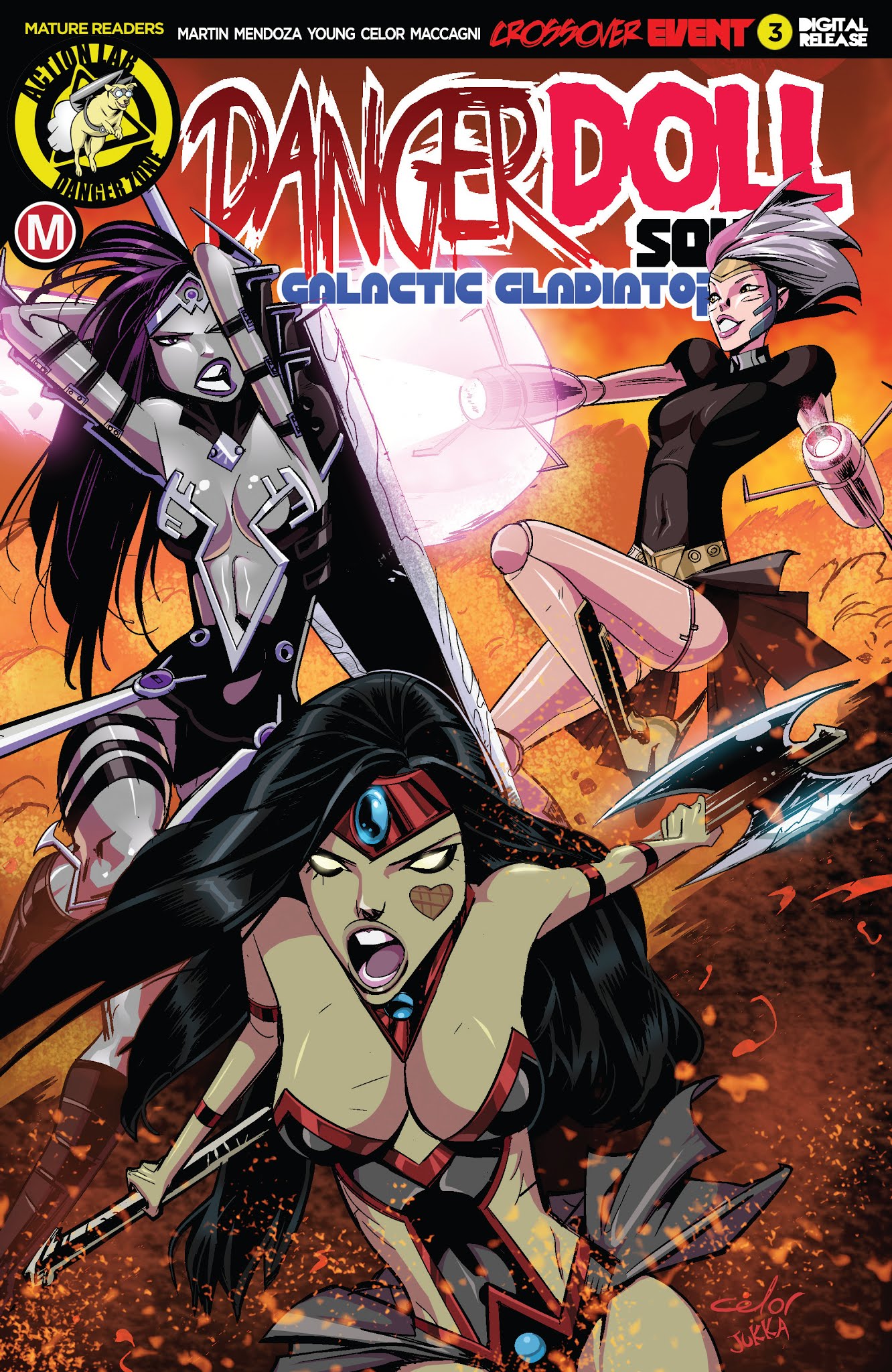 Read online Danger Doll Squad: Galactic Gladiators comic -  Issue #3 - 1