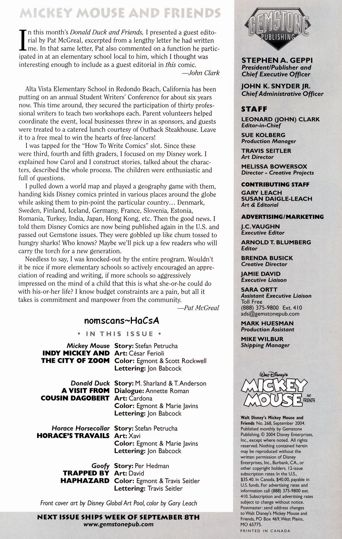 Read online Walt Disney's Mickey Mouse comic -  Issue #268 - 2