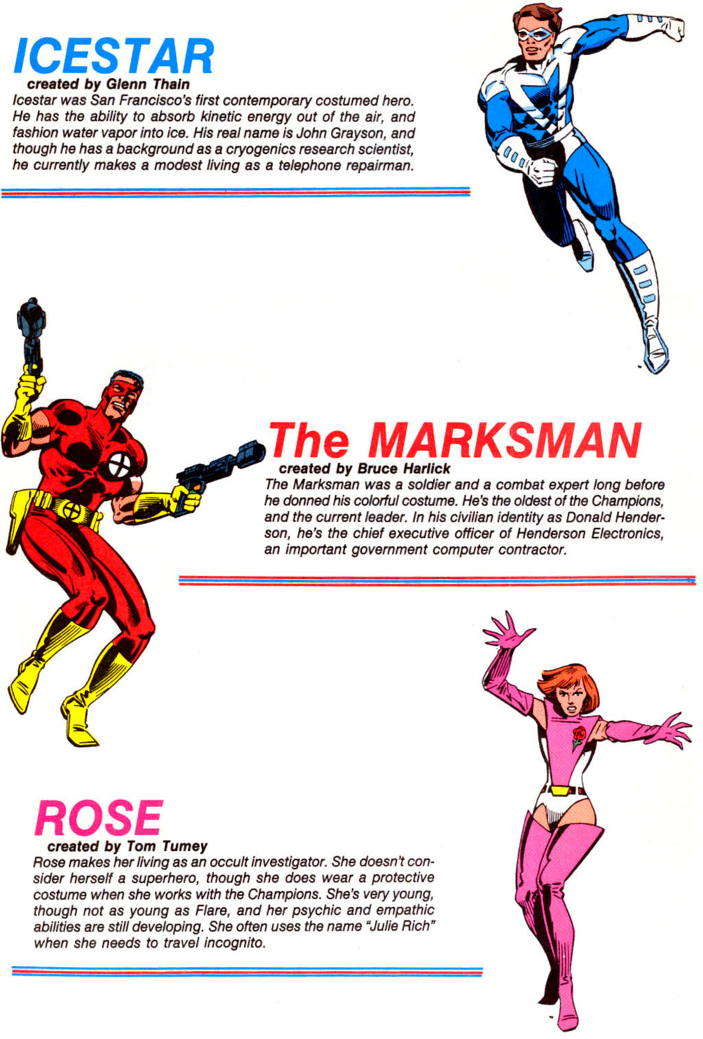 Read online Champions (1987) comic -  Issue #1 - 21