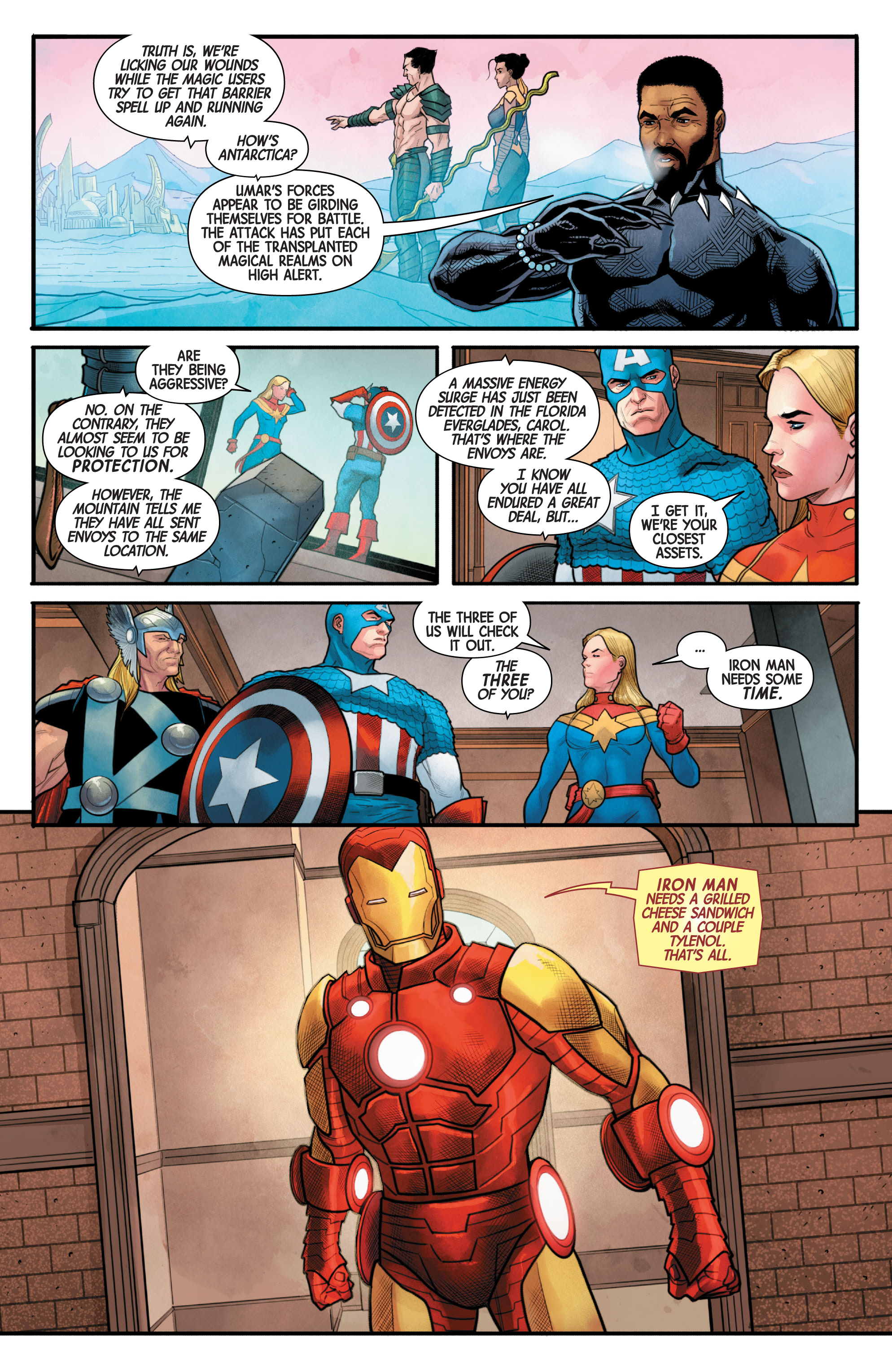 Read online Death of Doctor Strange: One-Shots comic -  Issue # Avengers - 11