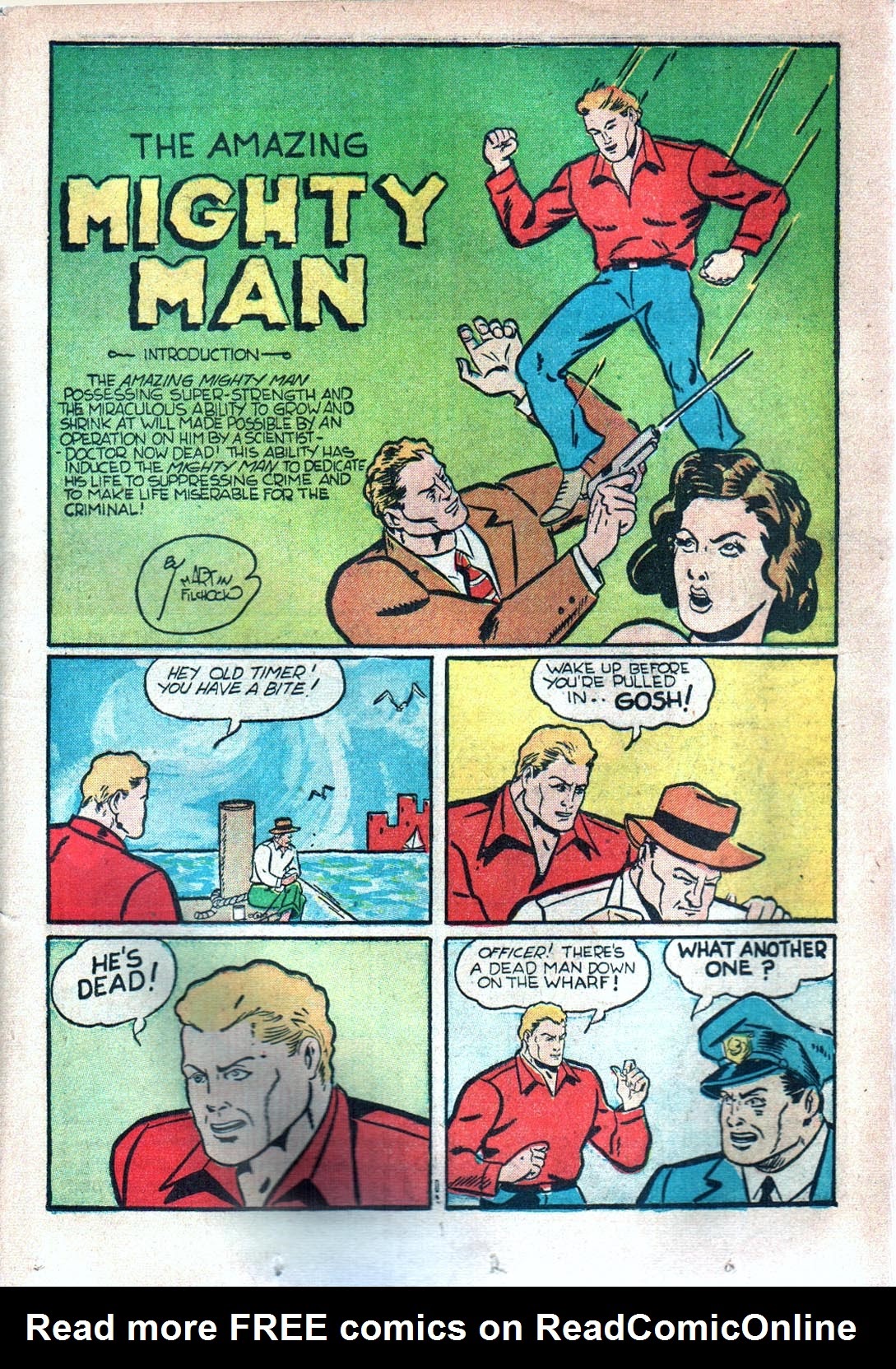 Read online Amazing Man Comics comic -  Issue #17 - 43