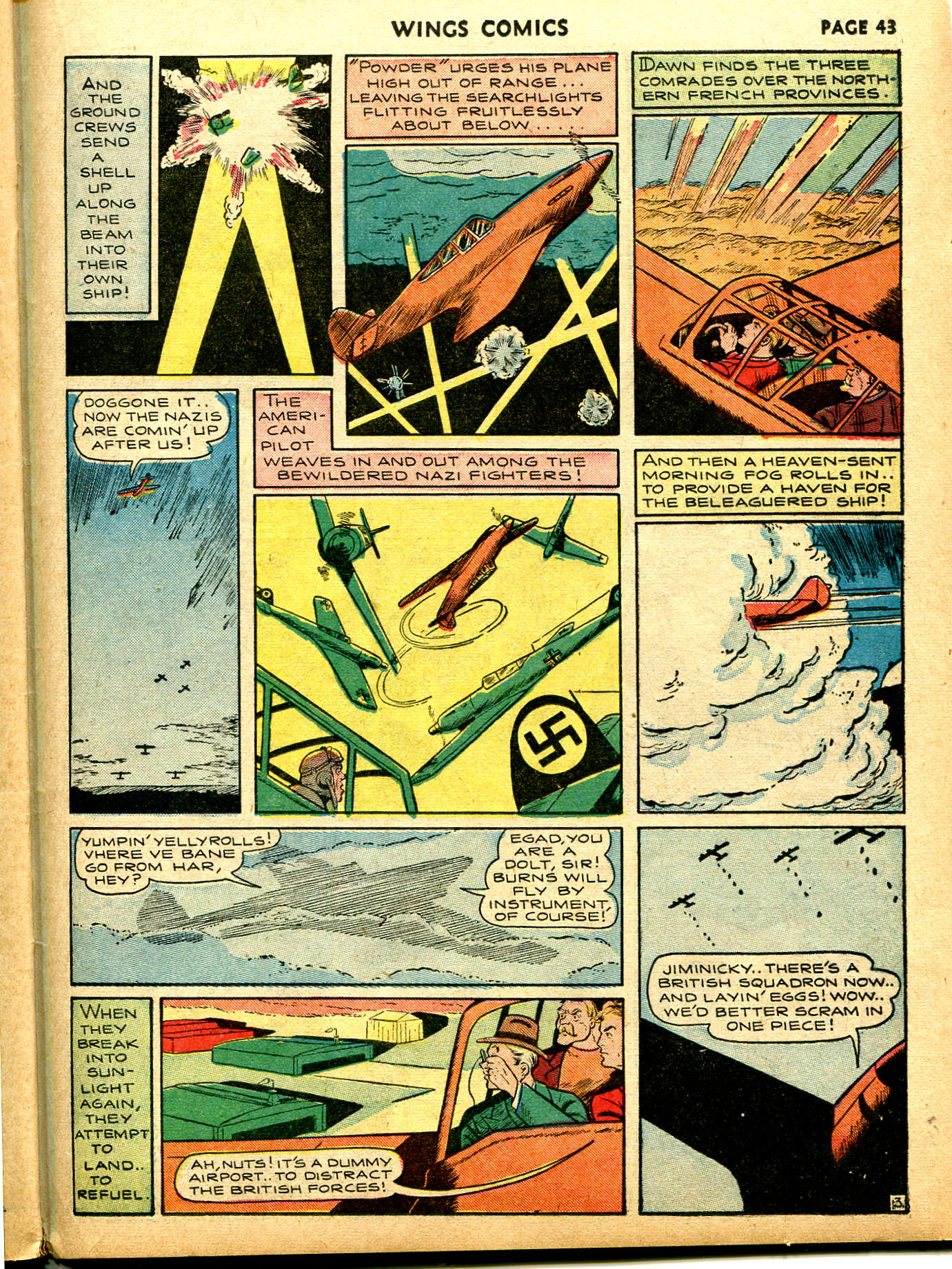 Read online Wings Comics comic -  Issue #6 - 45