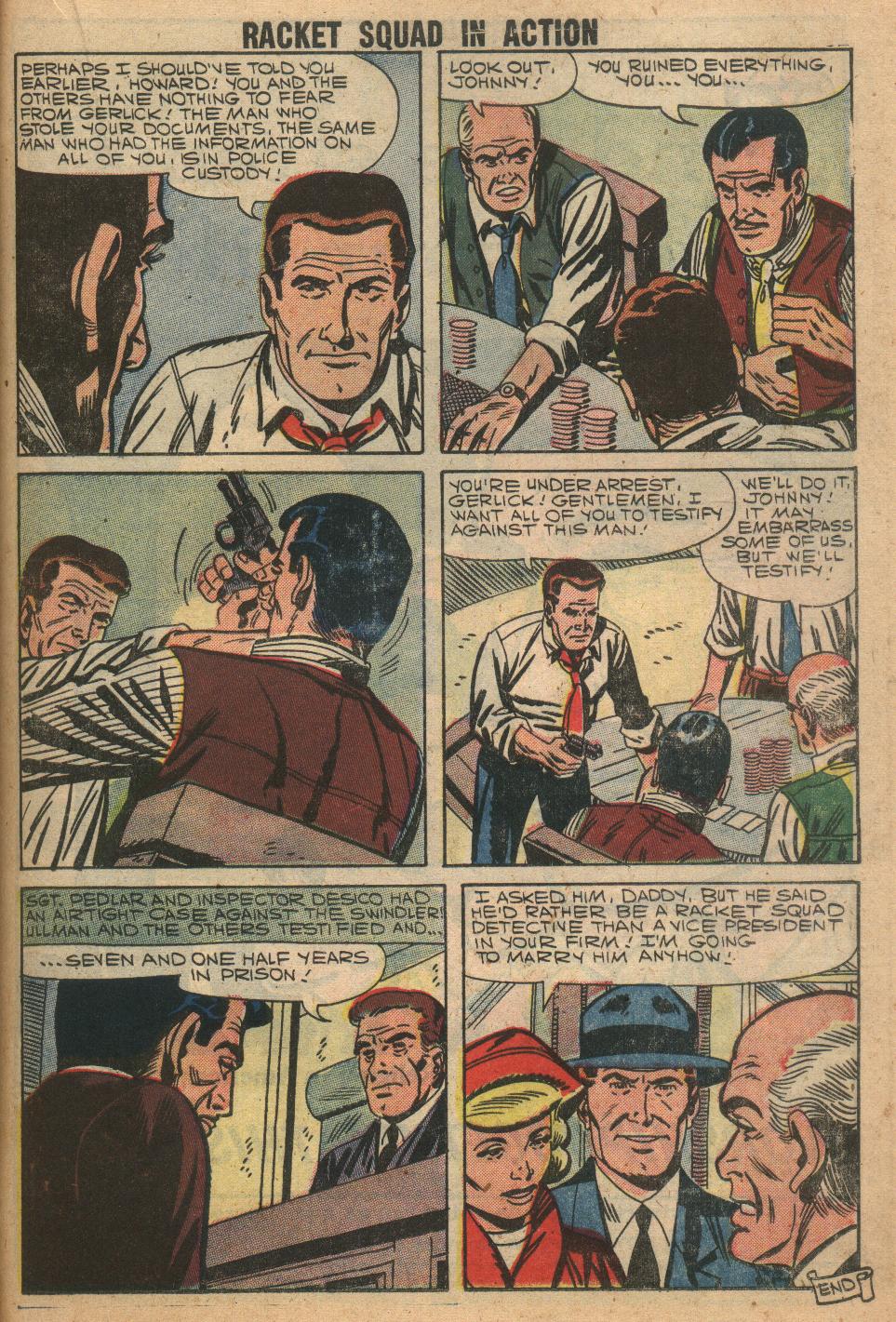 Read online Racket Squad in Action comic -  Issue #29 - 35