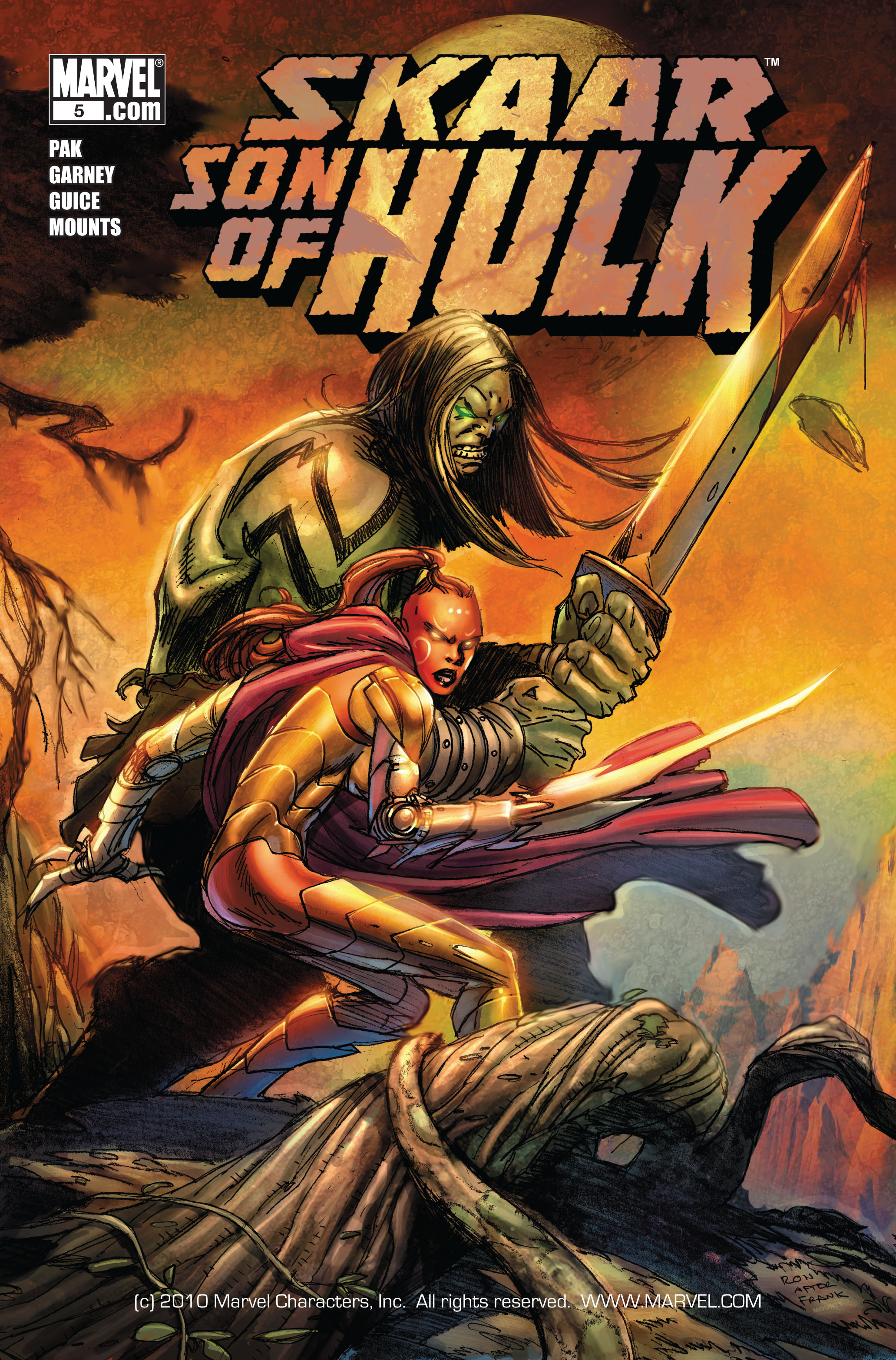 Read online Skaar: Son of Hulk comic -  Issue #5 - 1