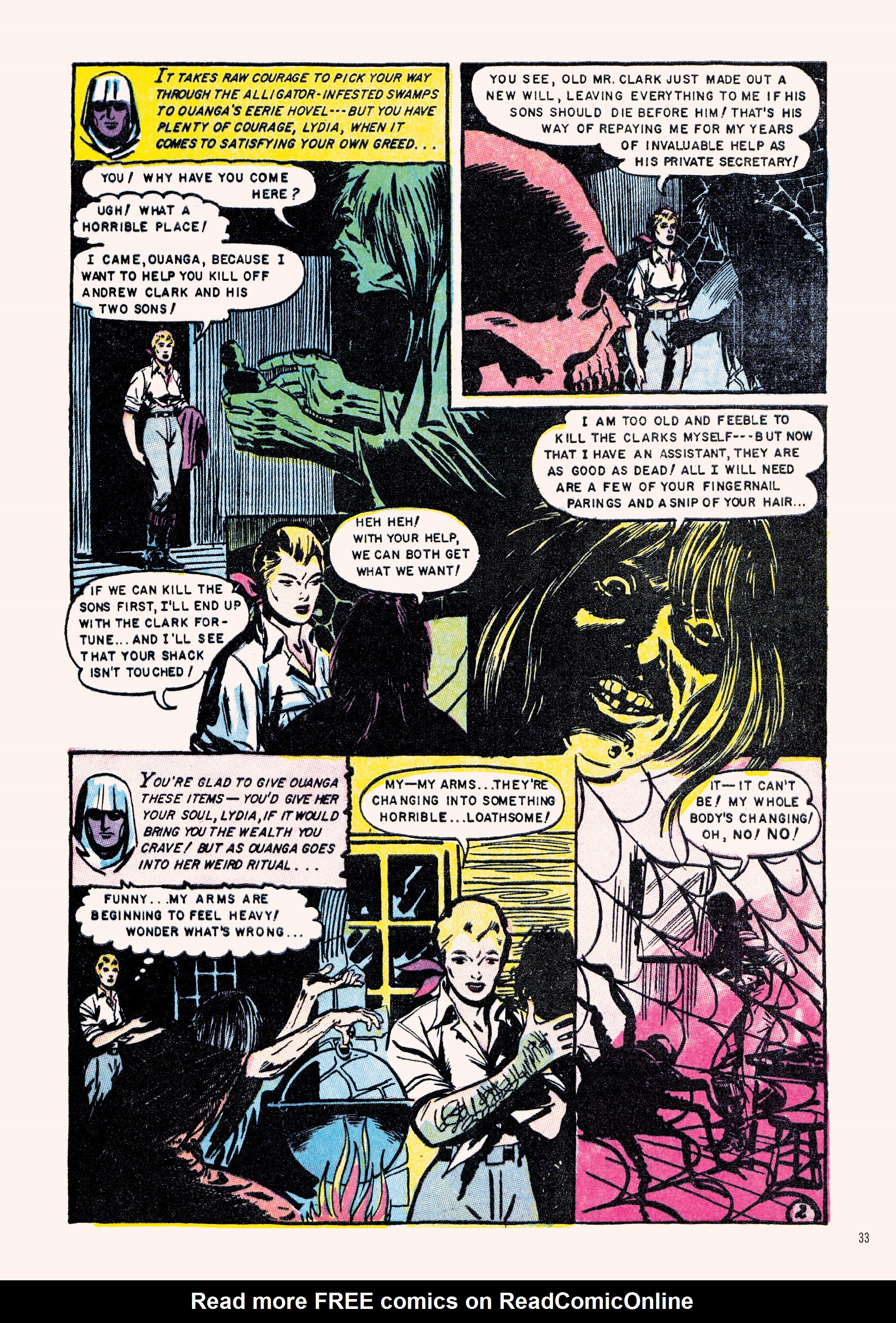 Read online Classic Monsters of Pre-Code Horror Comics: Swamp Monsters comic -  Issue # TPB - 33