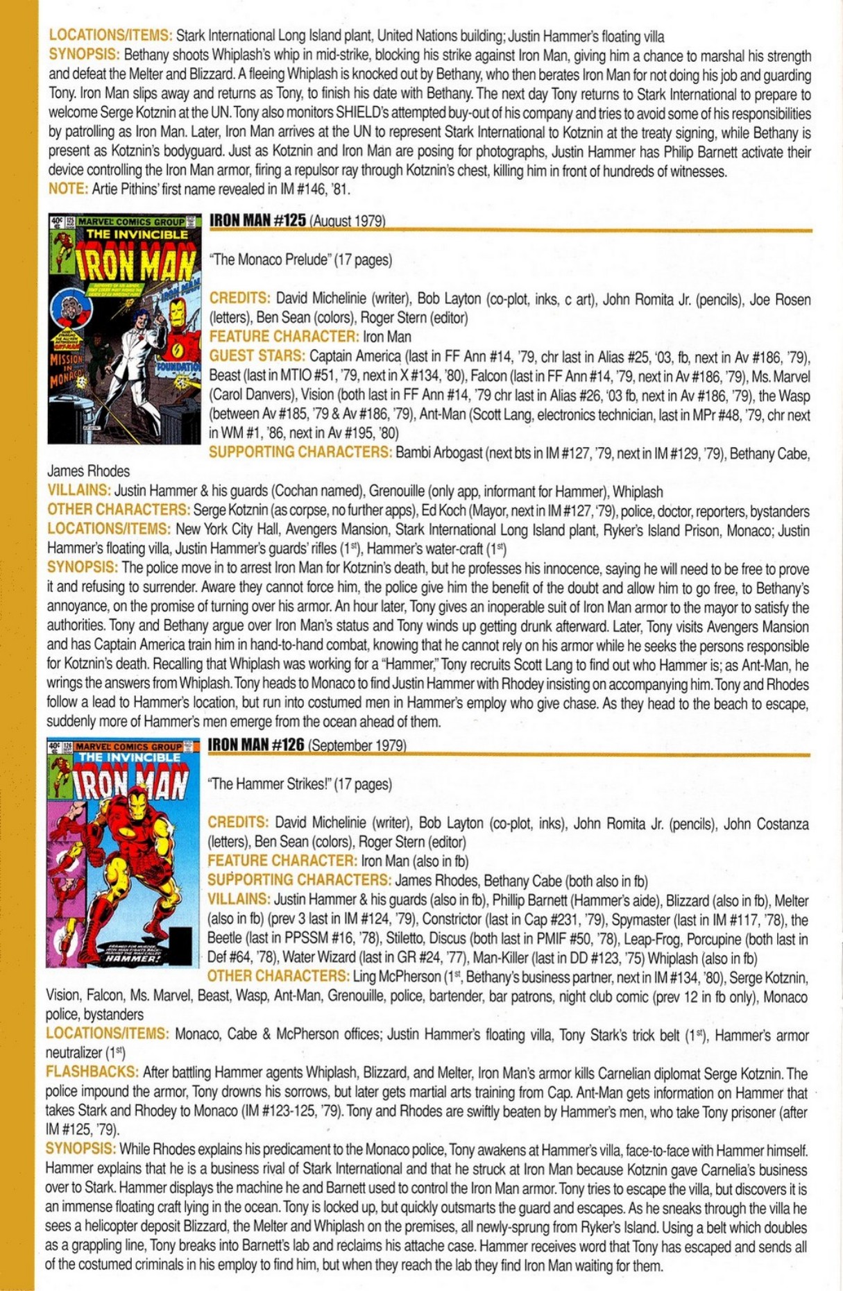 Read online Official Index to the Marvel Universe comic -  Issue #5 - 28
