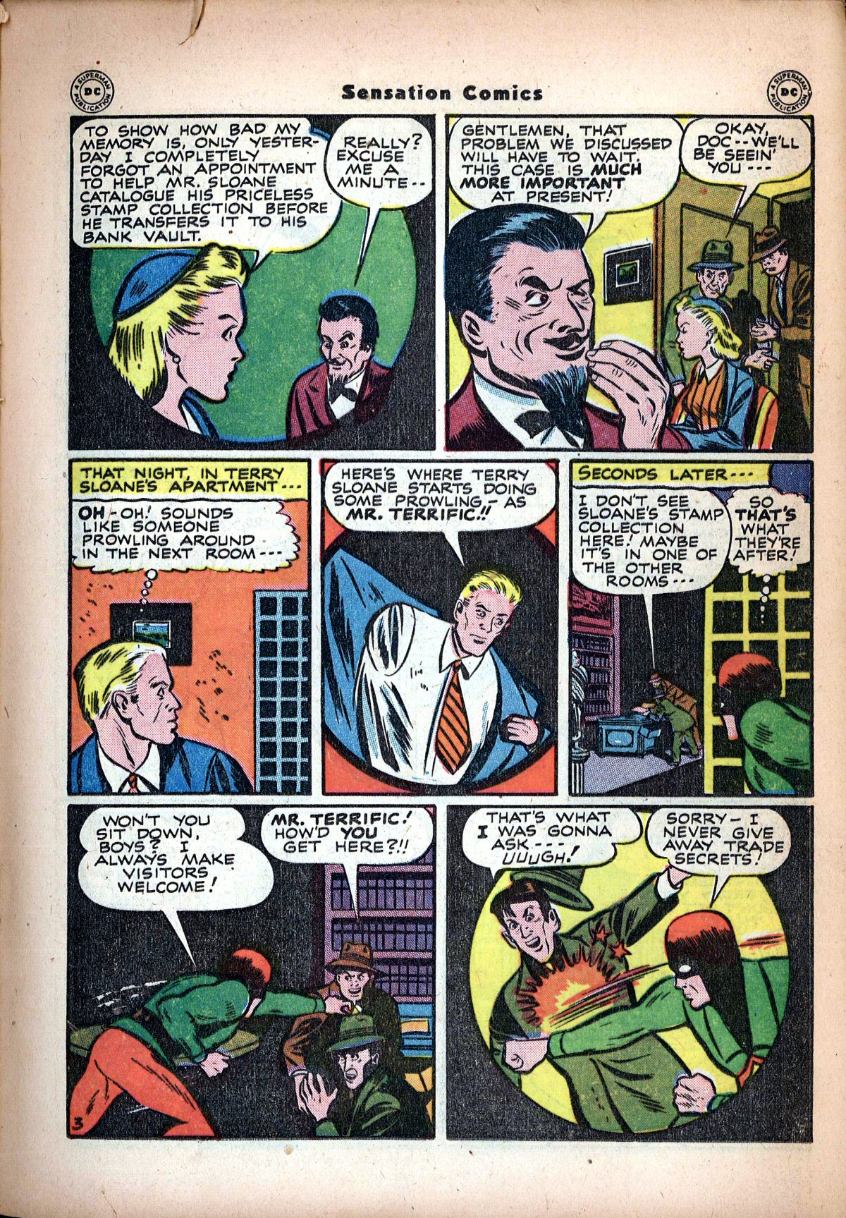 Read online Sensation (Mystery) Comics comic -  Issue #62 - 37