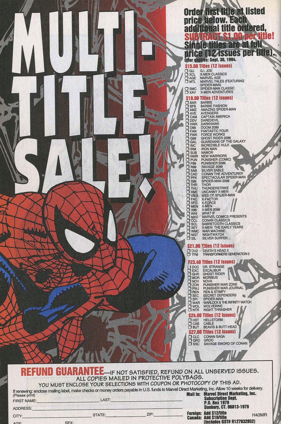 Read online The Amazing Spider-Man (1963) comic -  Issue # _Annual 28 - 64