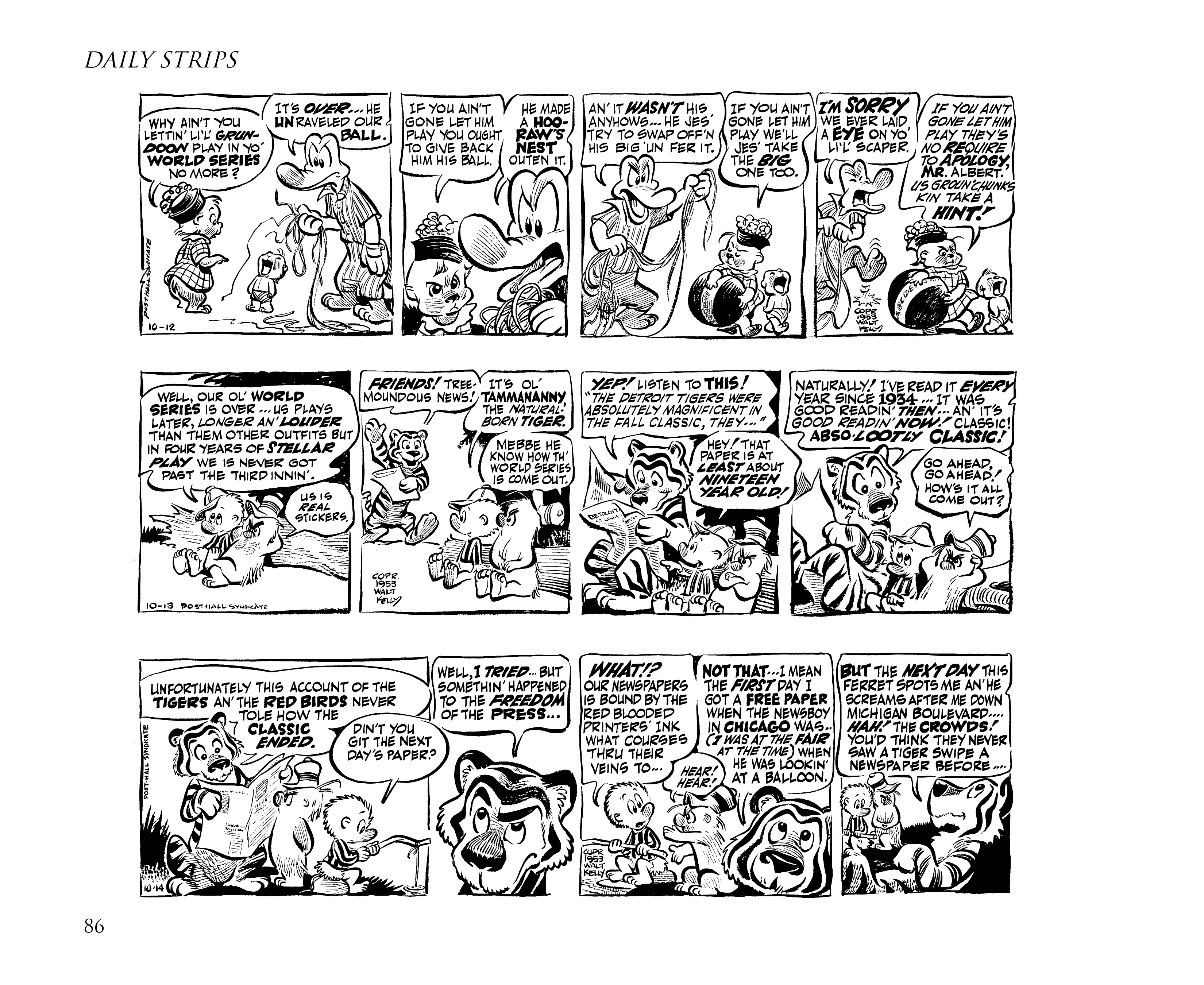 Read online Pogo by Walt Kelly: The Complete Syndicated Comic Strips comic -  Issue # TPB 3 (Part 1) - 98