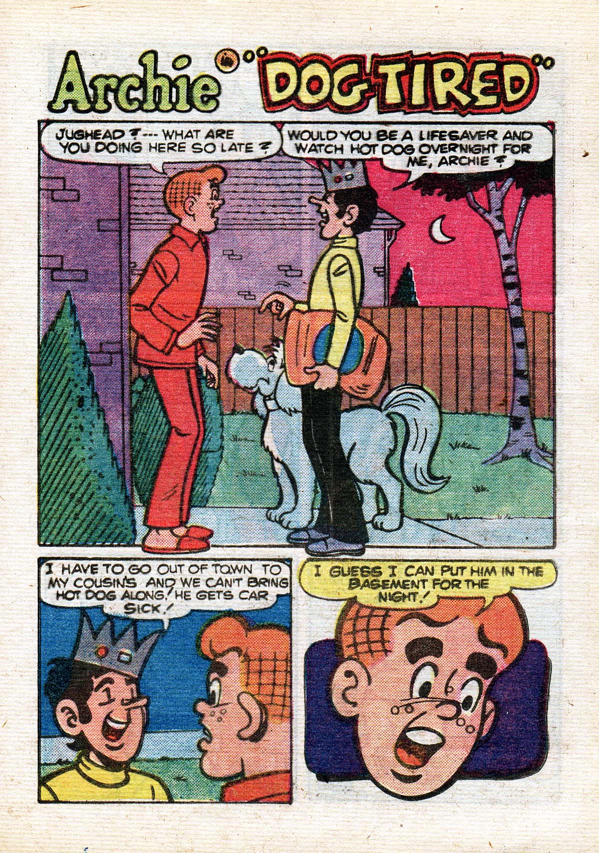 Read online Jughead Jones Comics Digest comic -  Issue #40 - 104