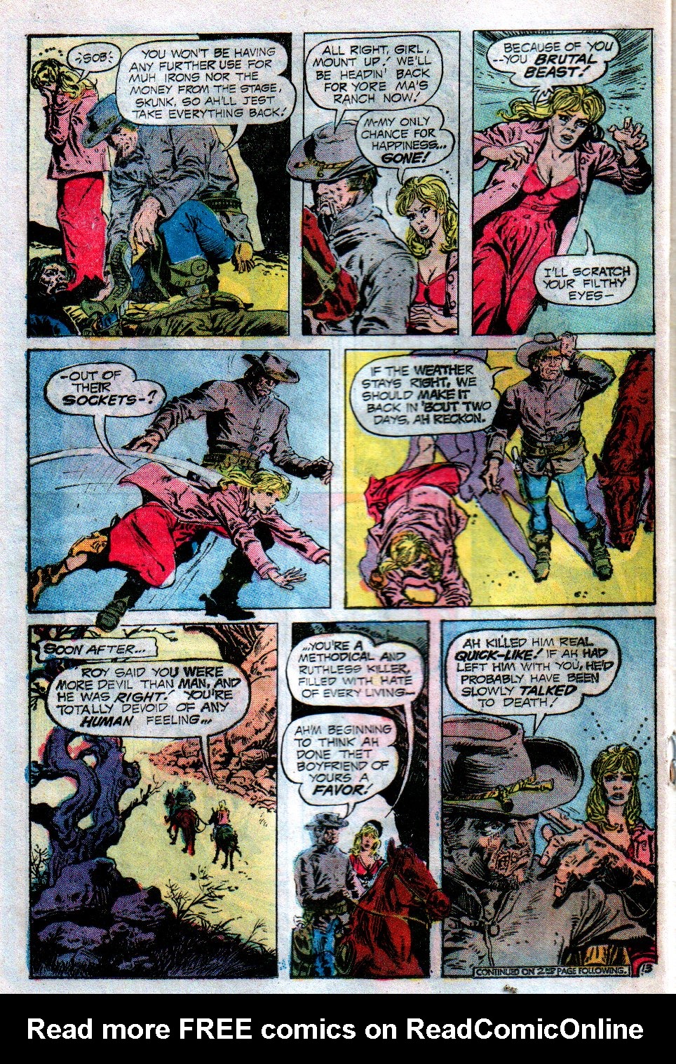 Read online Weird Western Tales (1972) comic -  Issue #21 - 15