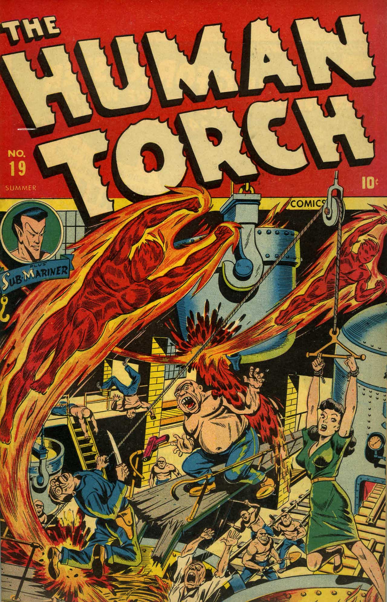 Read online The Human Torch (1940) comic -  Issue #19 - 1