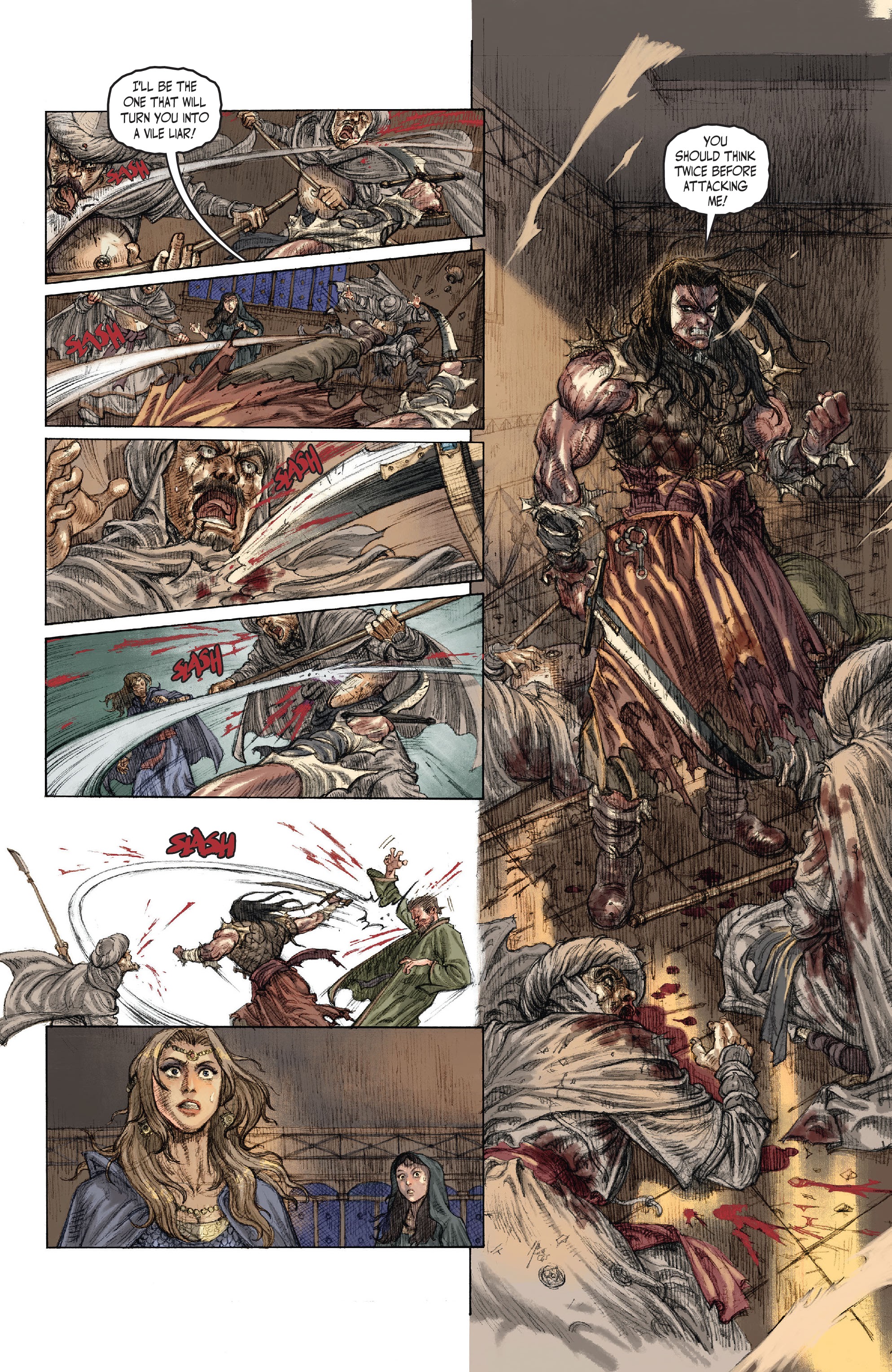 Read online The Cimmerian: People of the Black Circle comic -  Issue #1 - 13