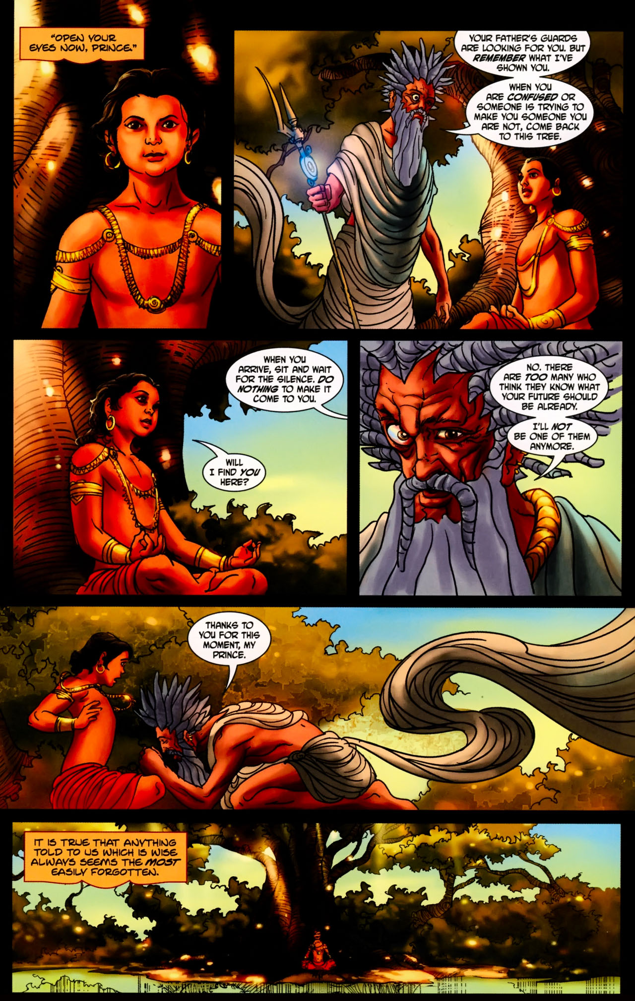 Read online Deepak Chopra's Buddha: A Story of Enlightenment comic -  Issue #2 - 25