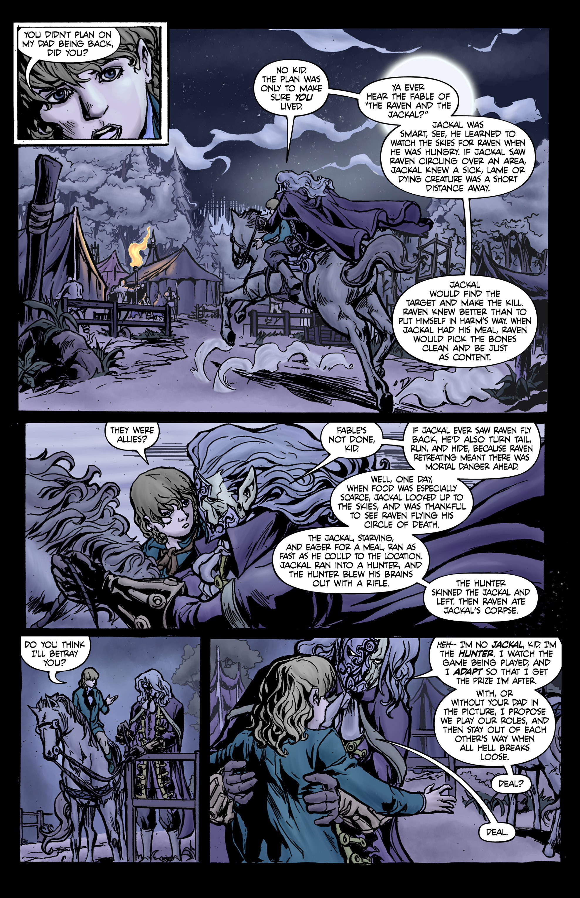 Read online Raven Nevermore comic -  Issue #6 - 21