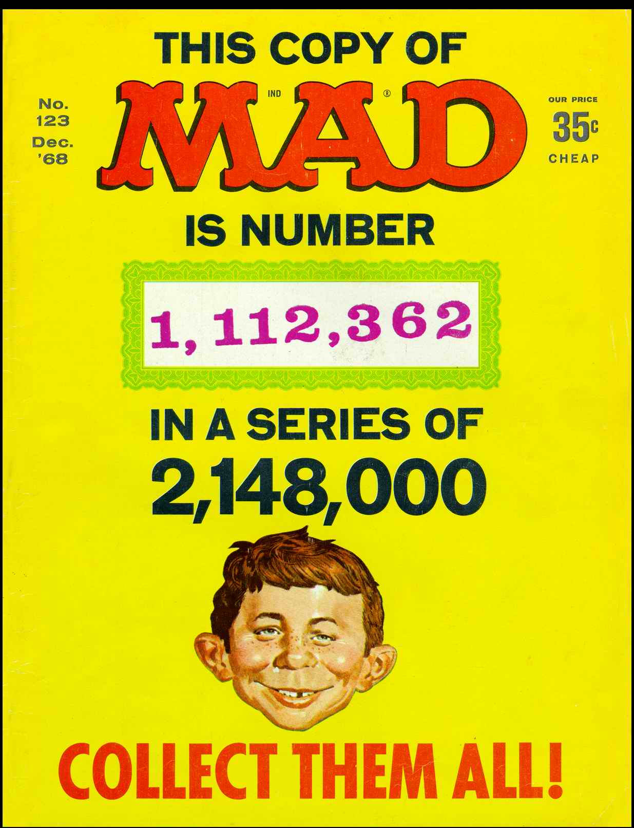Read online MAD comic -  Issue #123 - 1