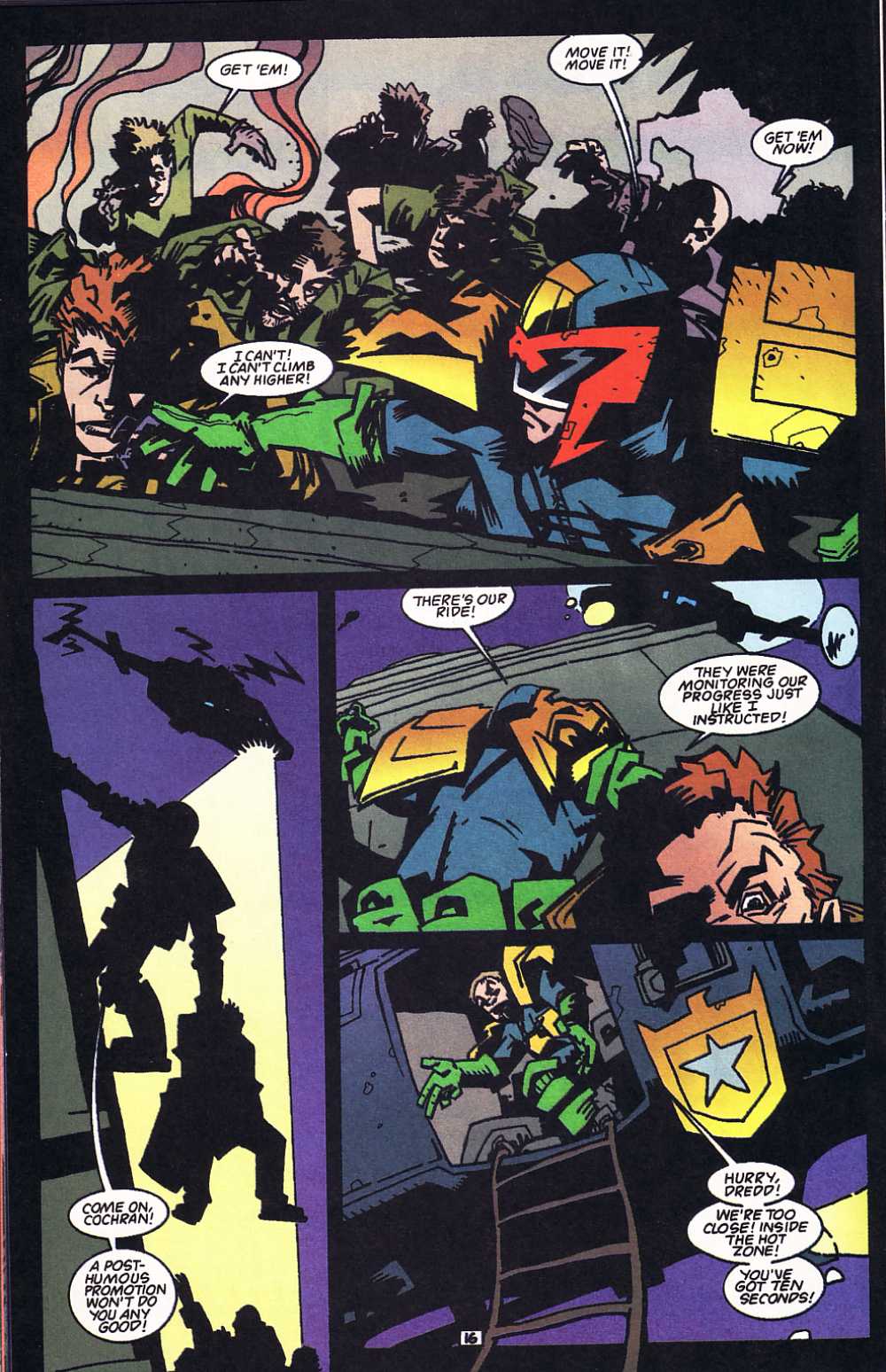 Read online Judge Dredd: Legends of the Law comic -  Issue #10 - 16