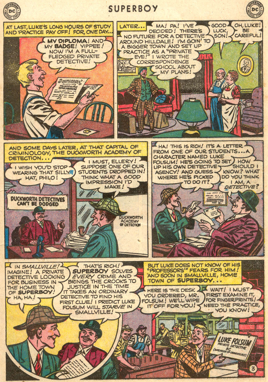 Read online Superboy (1949) comic -  Issue #17 - 17