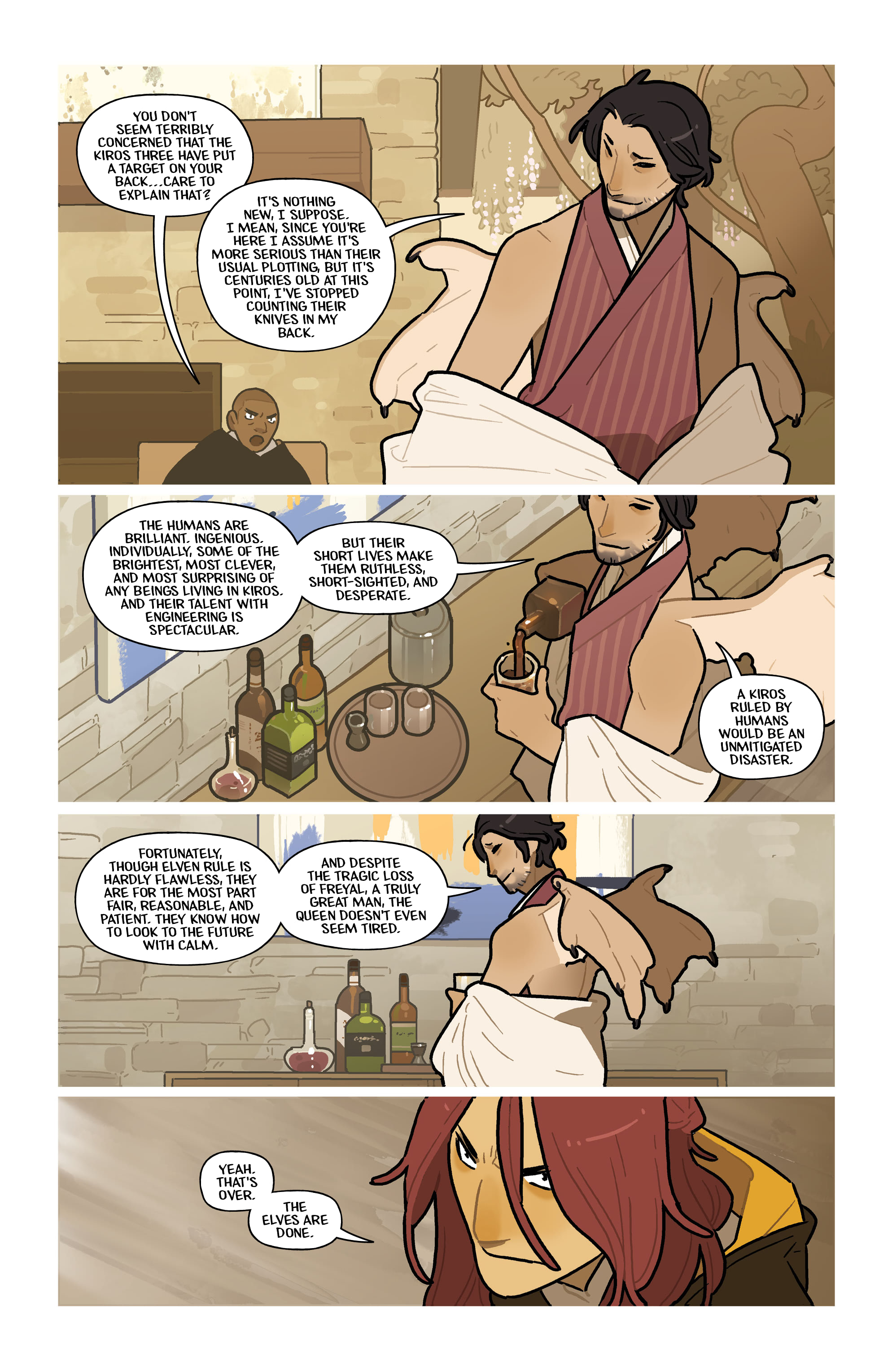Read online Black Cloak comic -  Issue #5 - 4