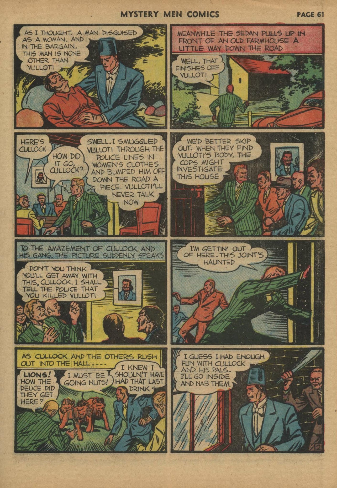 Read online Mystery Men Comics comic -  Issue #19 - 63