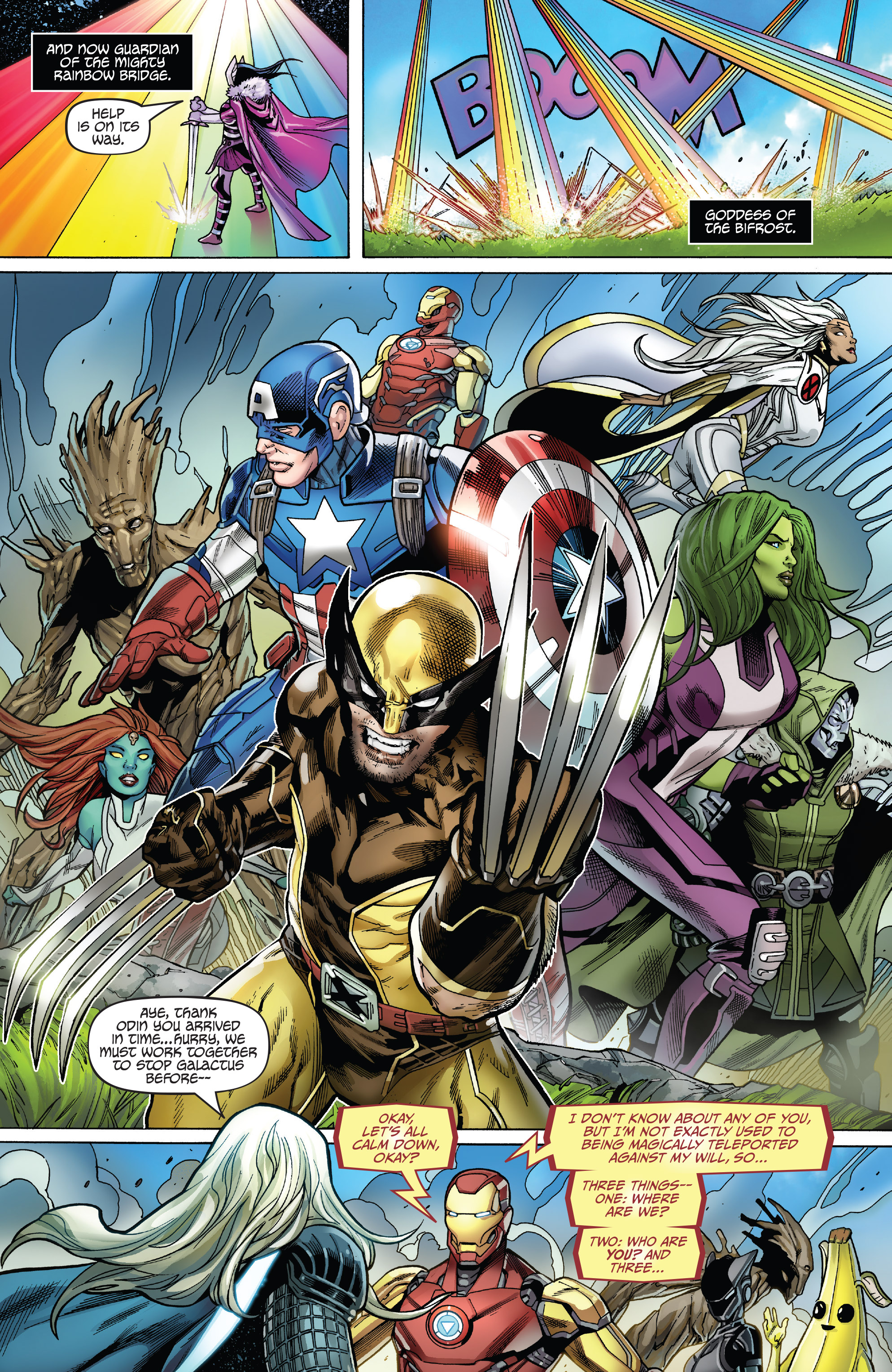 Read online Fortnite x Marvel - Nexus War comic -  Issue # Thor - 11