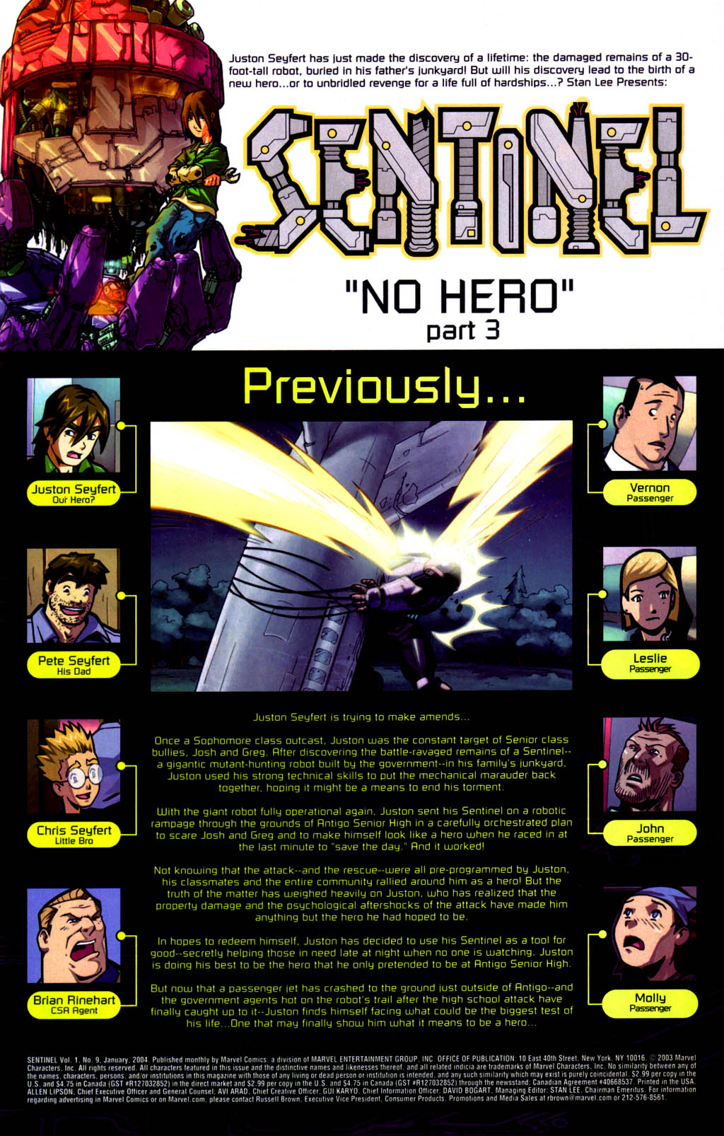 Read online Sentinel comic - Issue #9