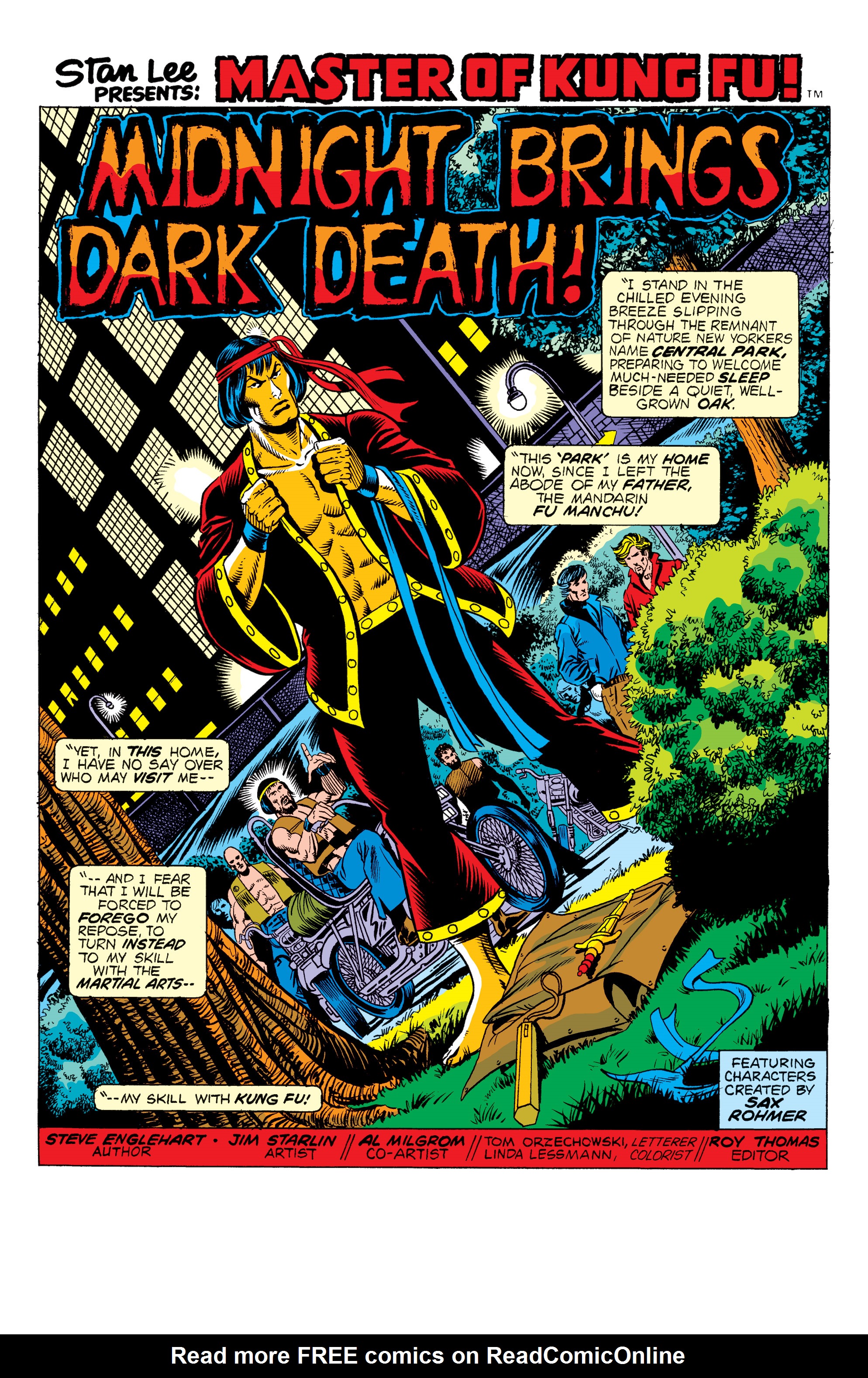 Read online Master of Kung Fu Epic Collection: Weapon of the Soul comic -  Issue # TPB (Part 1) - 26