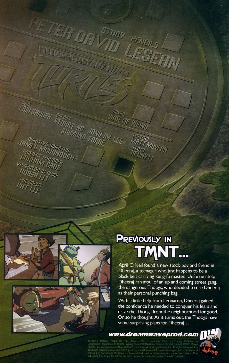 Read online Teenage Mutant Ninja Turtles (2003) comic -  Issue #7 - 2
