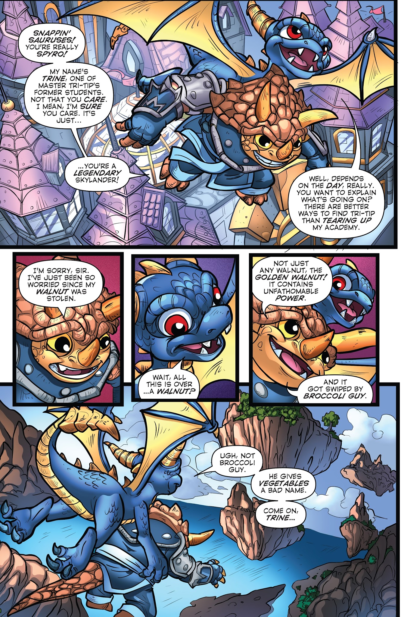 Read online Skylanders Quarterly-Spyro & Friends: Goldslinger comic -  Issue # Full - 22