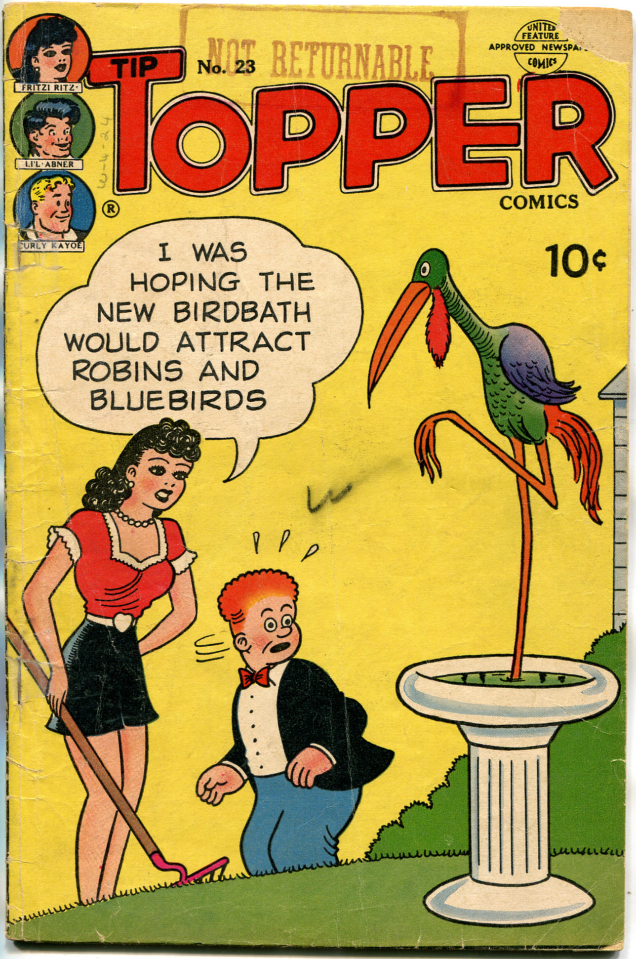 Read online Tip Topper Comics comic -  Issue #23 - 1