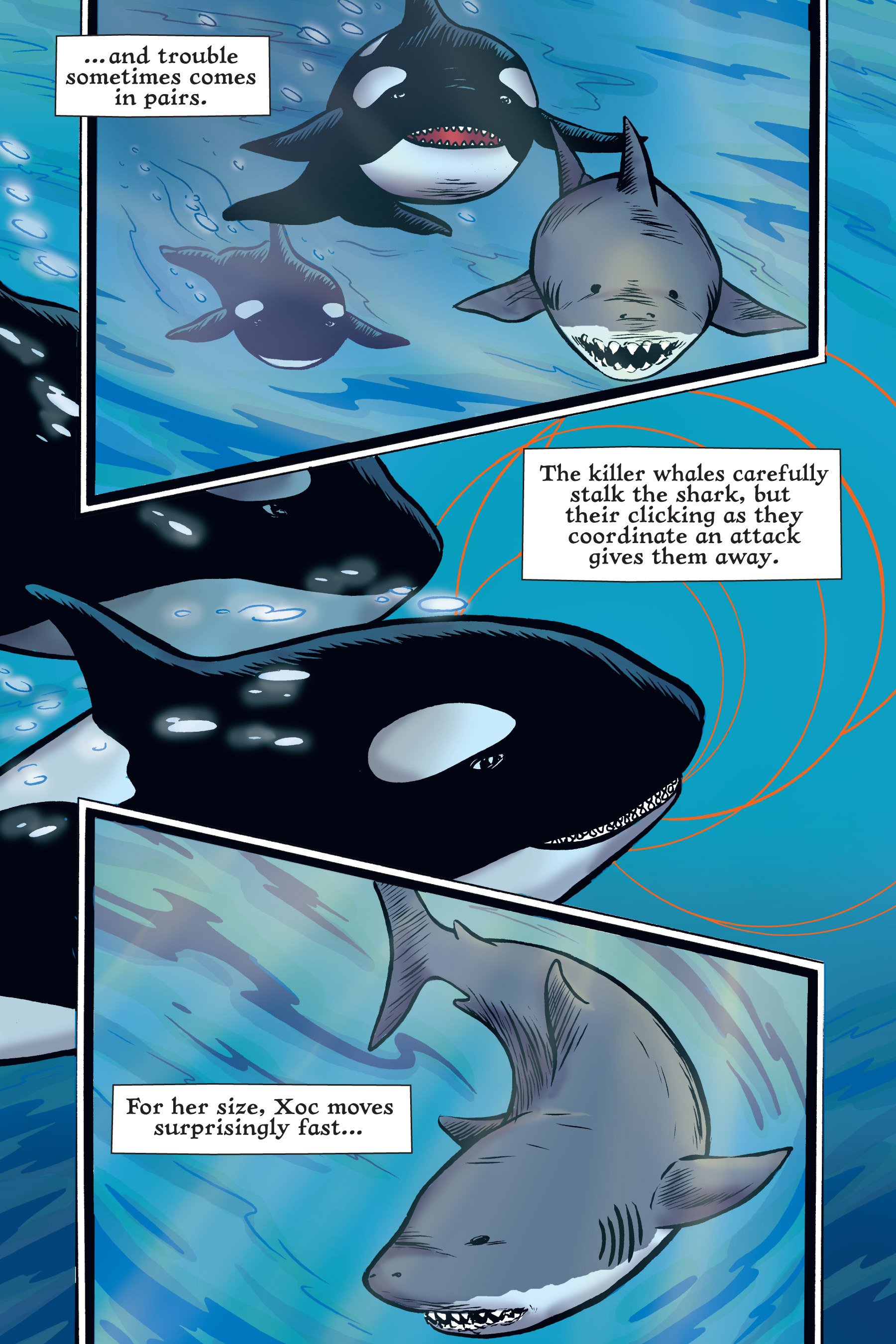 Read online Xoc: Journey of a Great White comic -  Issue # TPB - 42