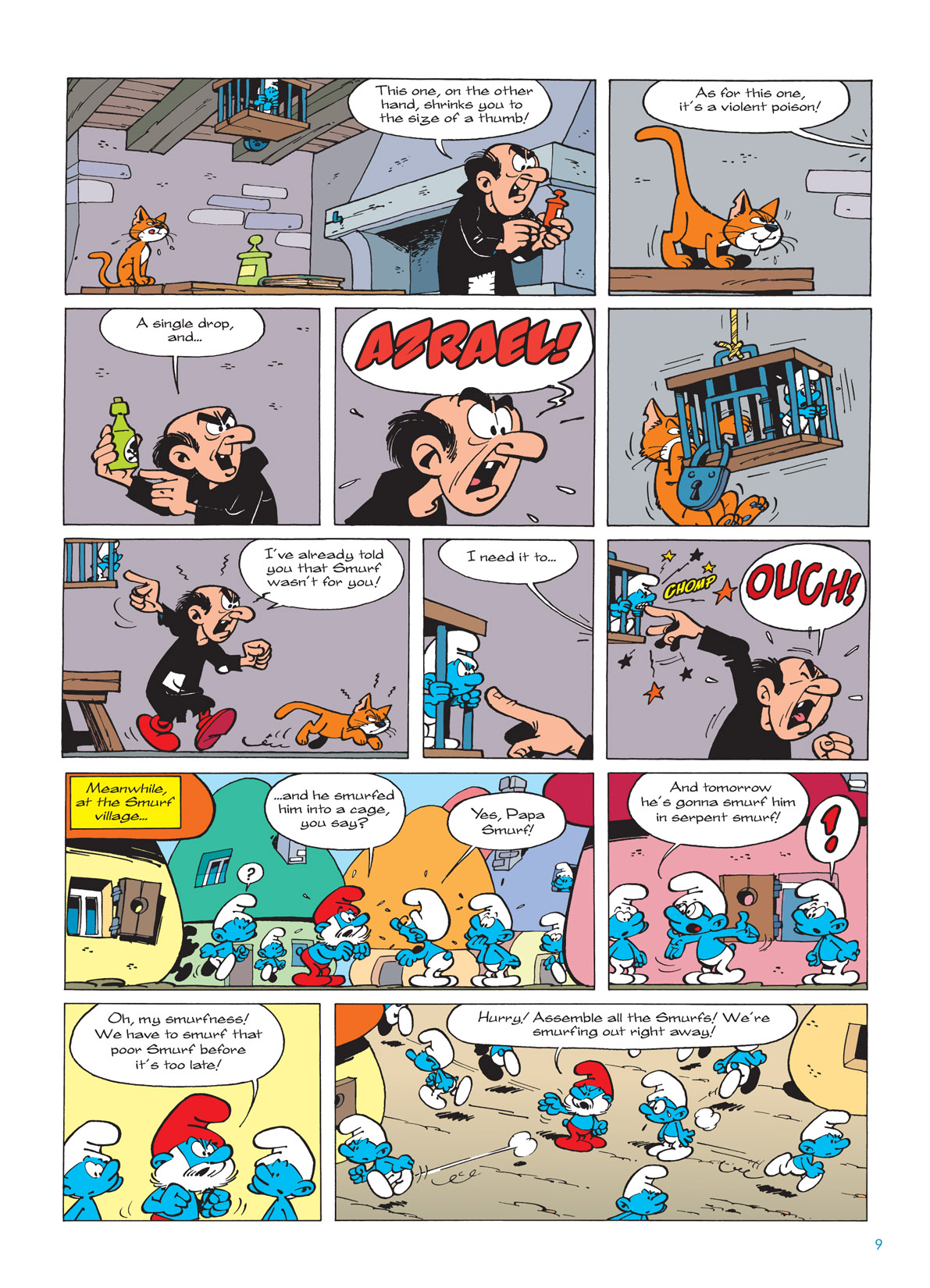 Read online The Smurfs comic -  Issue #9 - 9