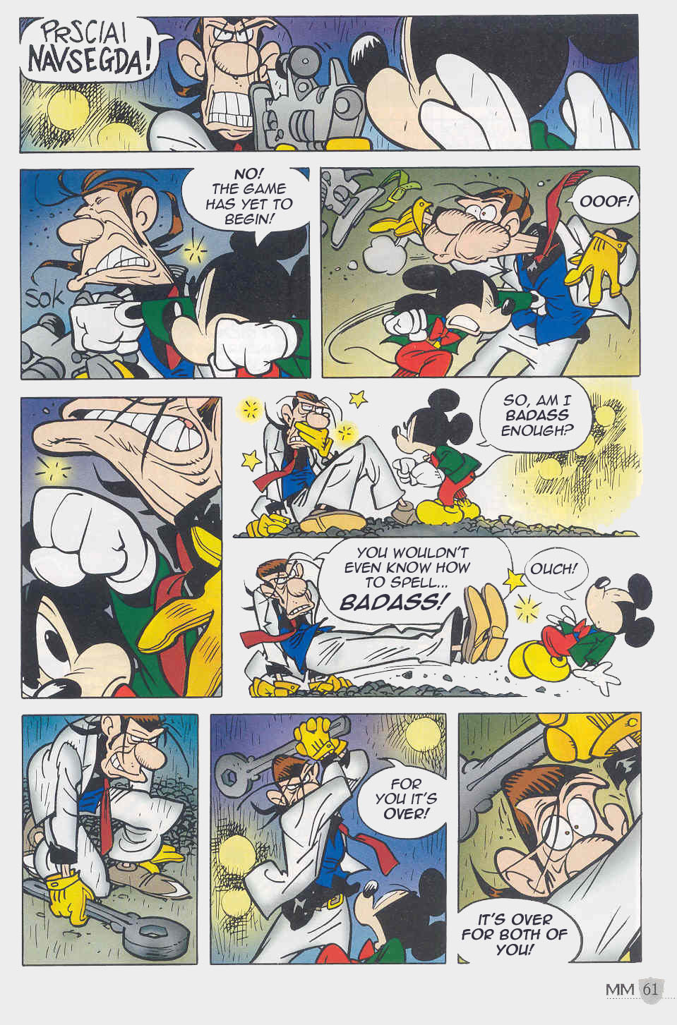 Read online Mickey Mouse Mystery Magazine comic -  Issue #0 - 61
