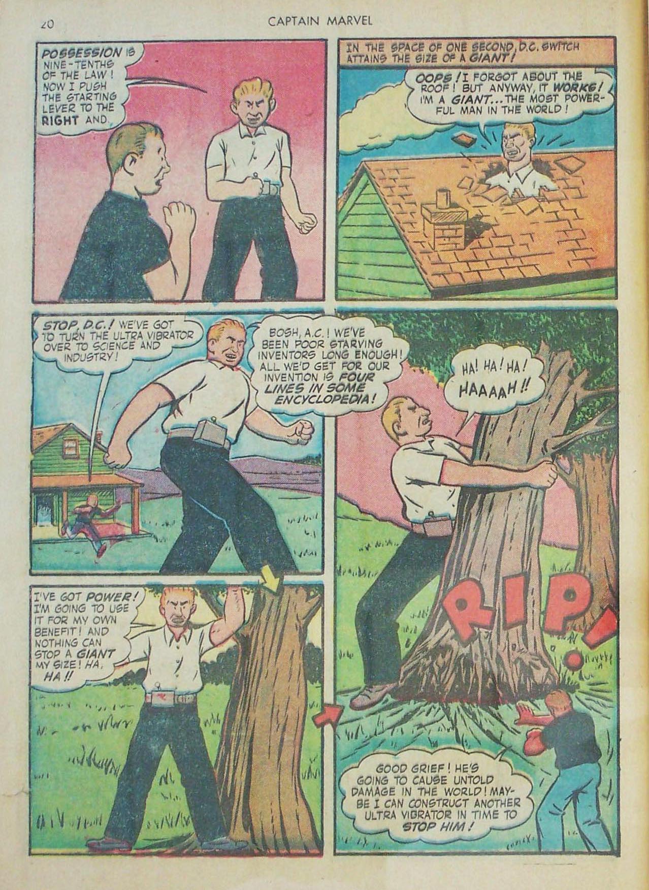 Read online Captain Marvel Adventures comic -  Issue #26 - 21