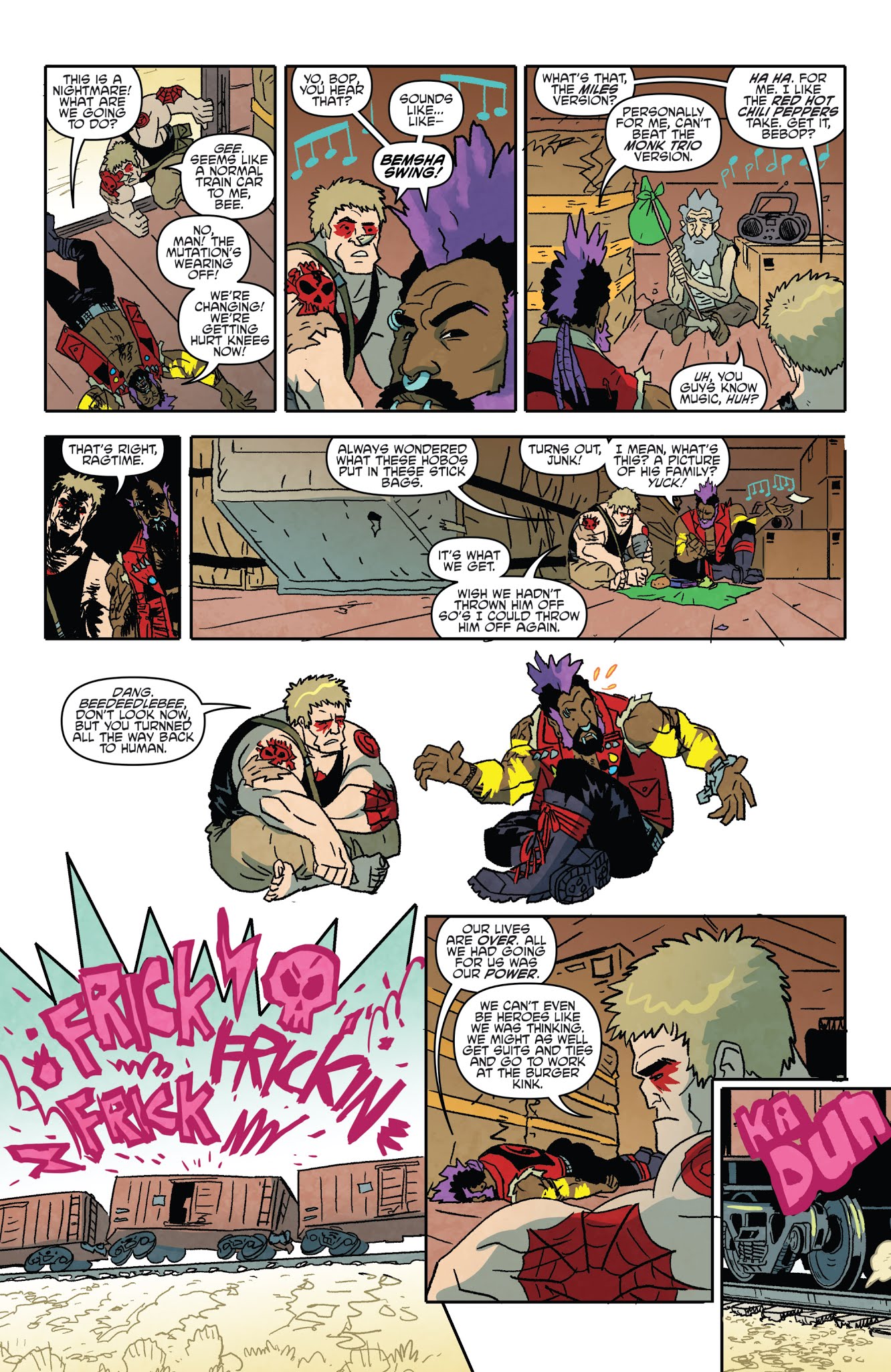 Read online Teenage Mutant Ninja Turtles: Bebop & Rocksteady Hit the Road comic -  Issue #2 - 4