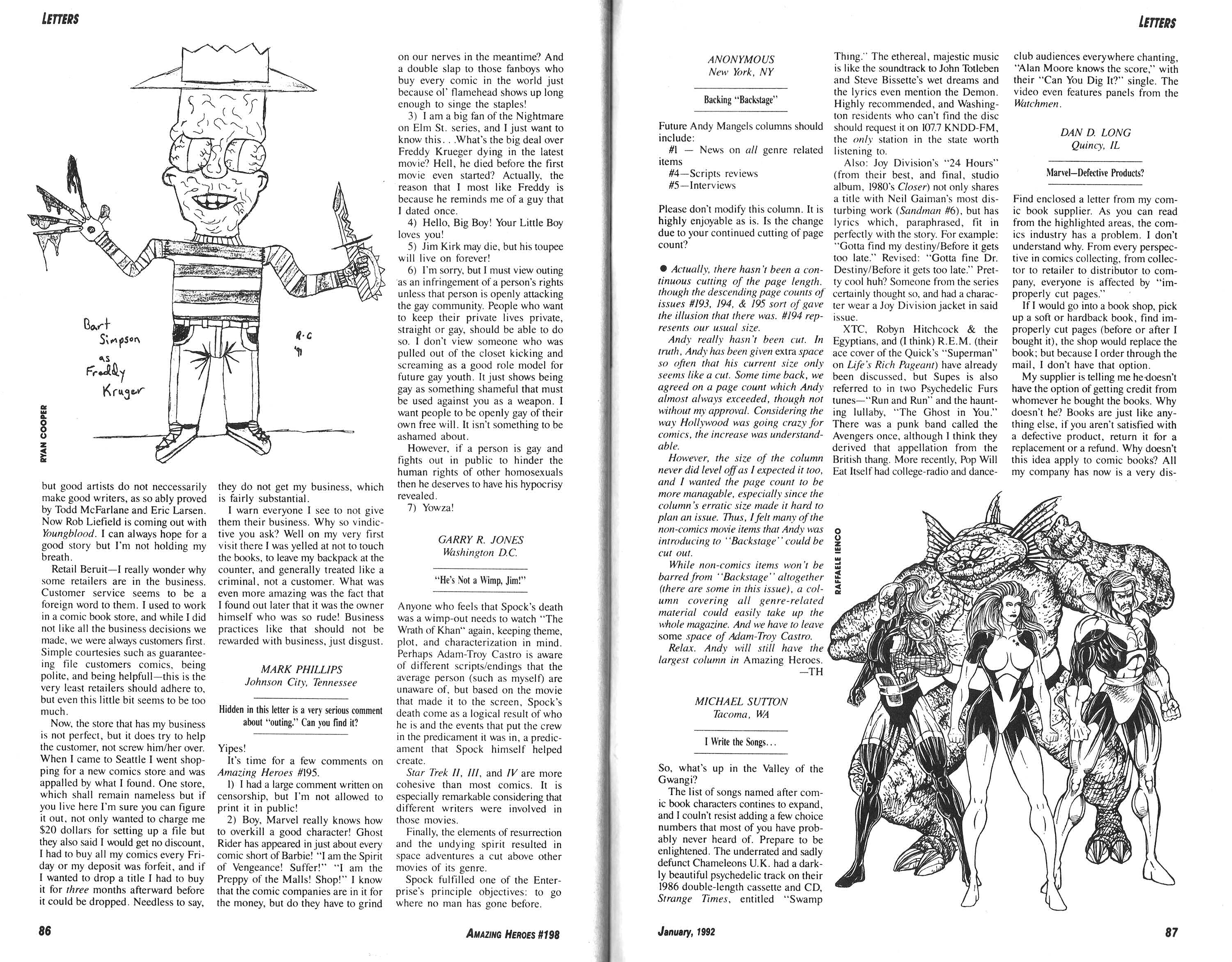 Read online Amazing Heroes comic -  Issue #198 - 44