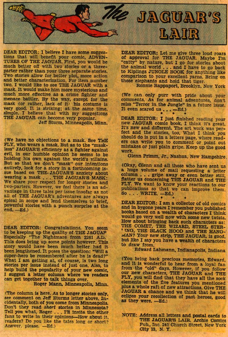 Read online Adventures of the Jaguar comic -  Issue #7 - 26